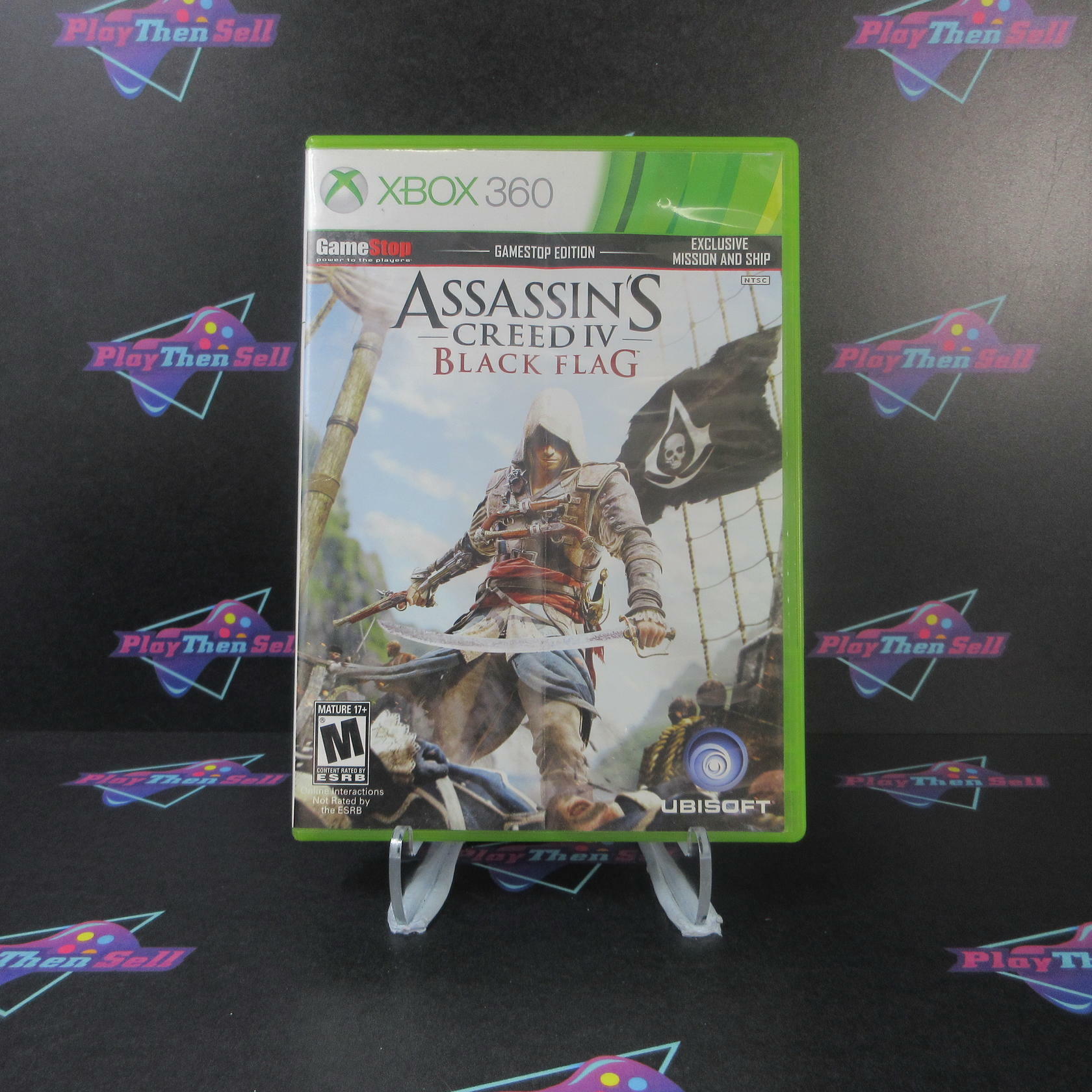 Assassin's Creed IV 4 Black Flag Xbox 360 AD Complete CIB - Very Good