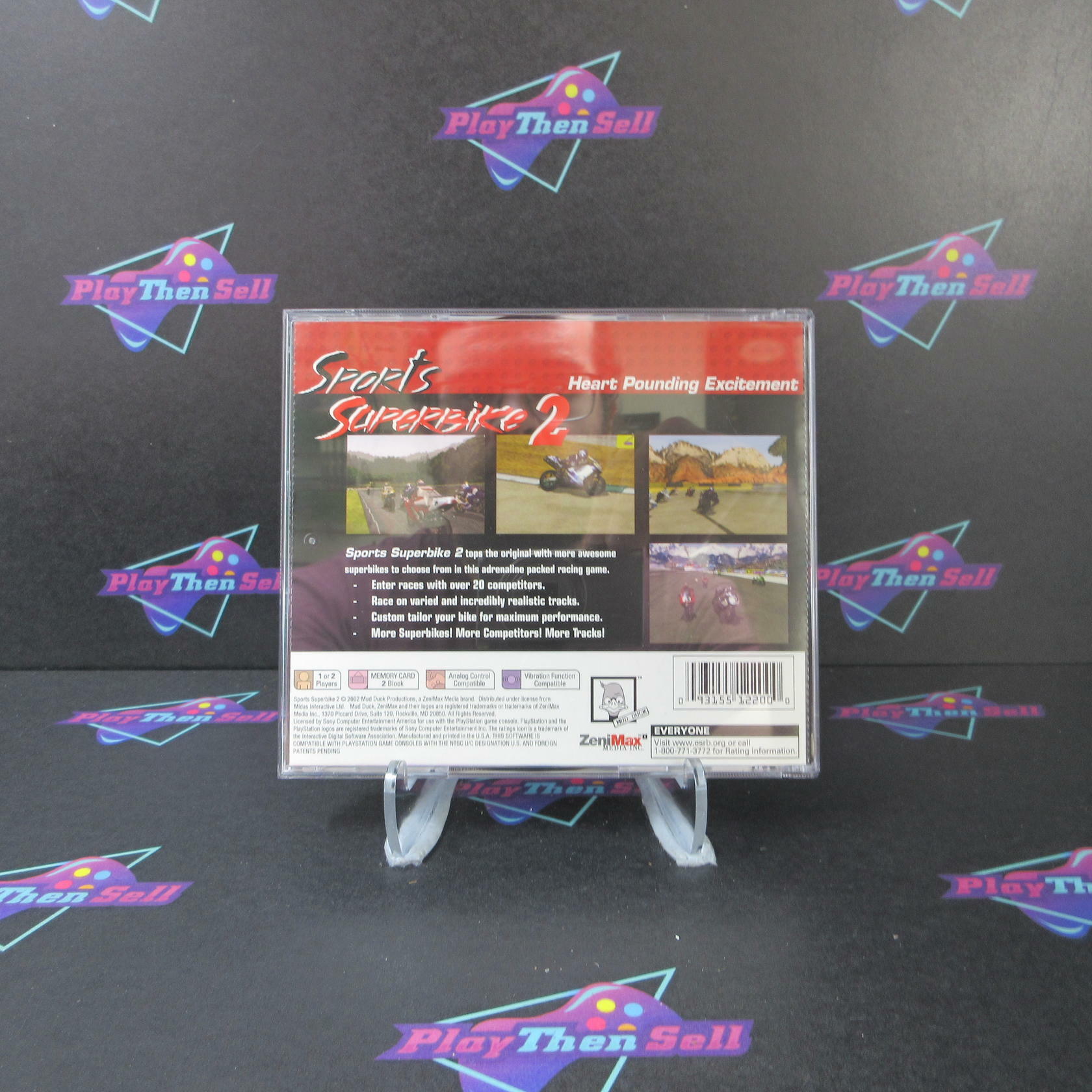 Sports Superbike 2 PS1 PlayStation 1 + Reg Card - Like New