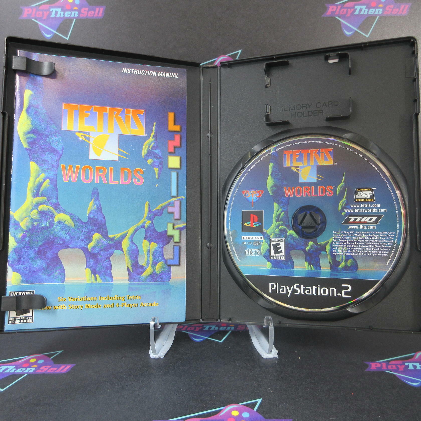 Tetris Worlds PS2 PlayStation 2 - Like New