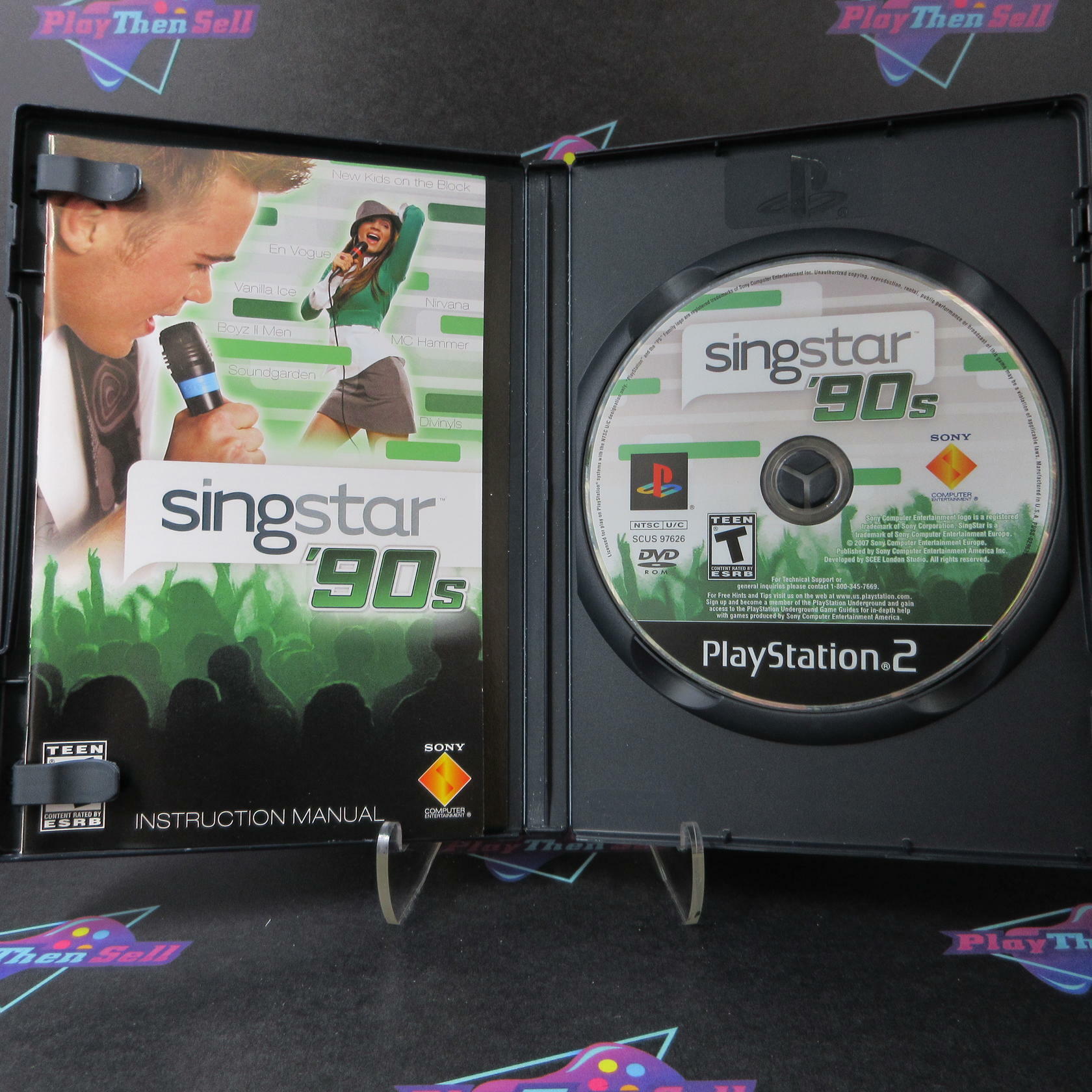 SingStar '90s PS2 PlayStation 2 - Like New