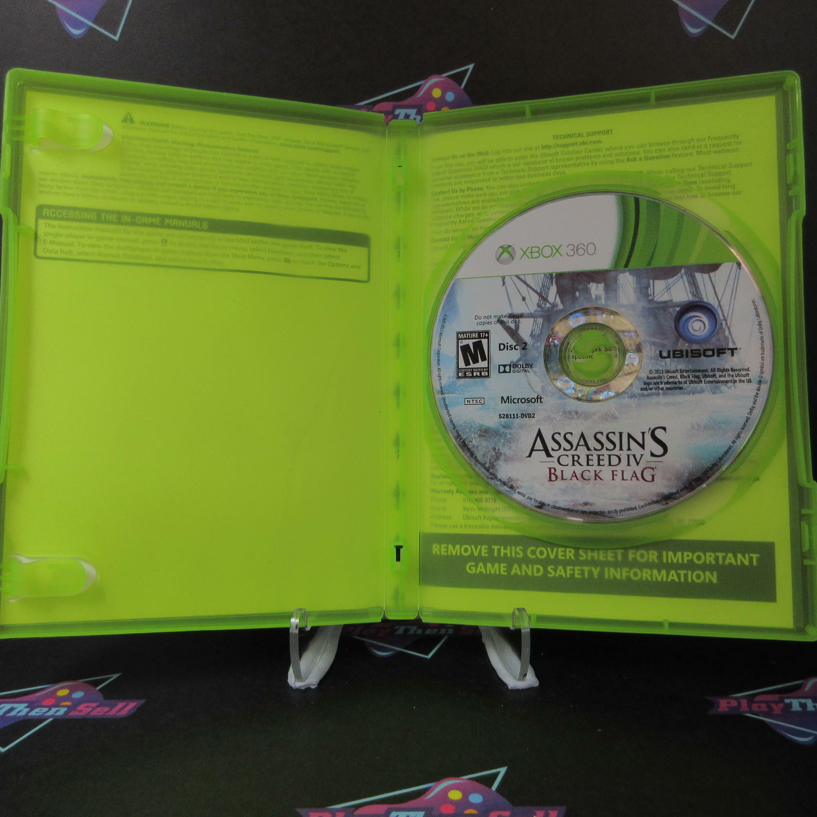 Assassin's Creed IV 4 Black Flag Xbox 360 AD Complete CIB - Very Good