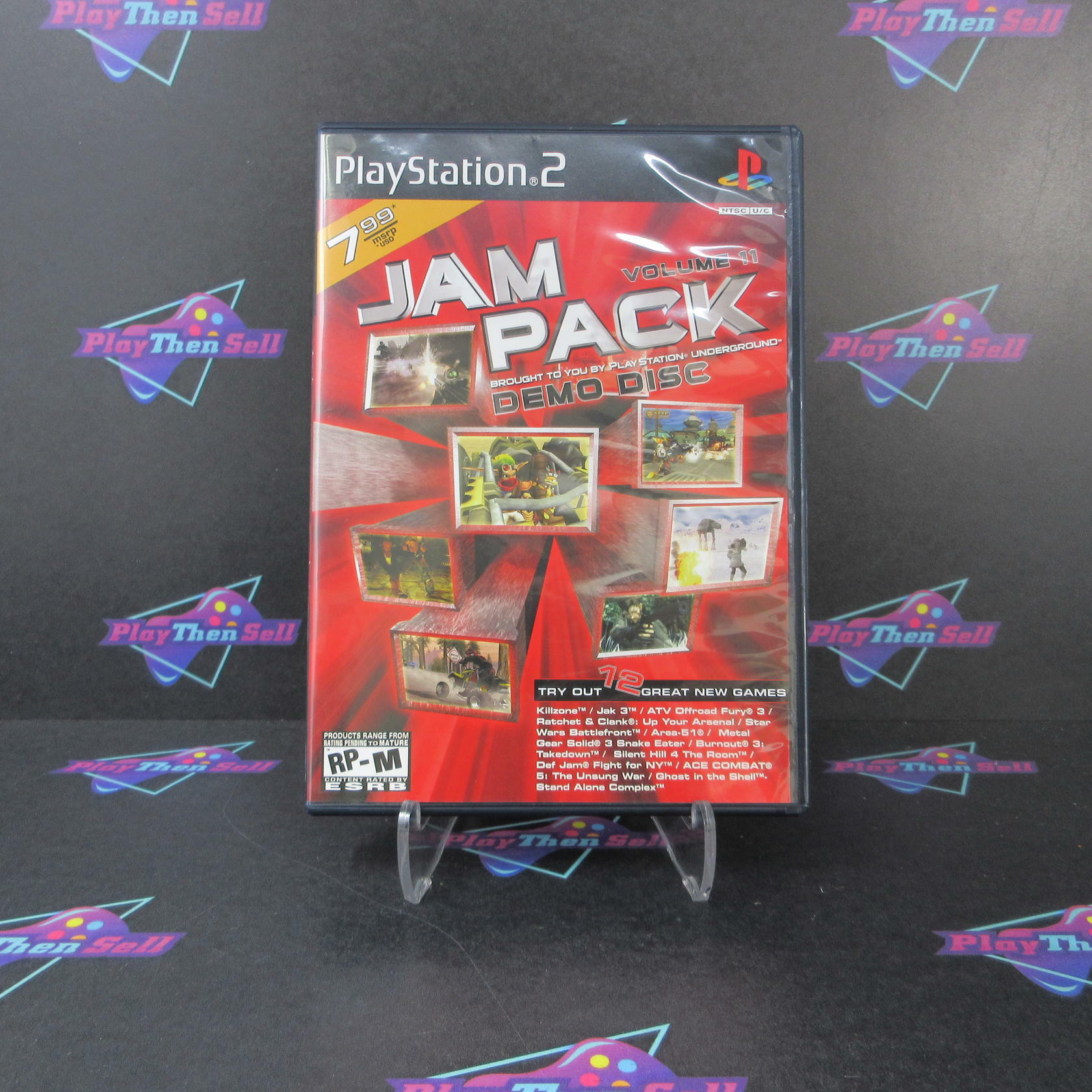 Jampack Demo Disk Volume 11 PS2 PlayStation 2 + Reg Card - Like New