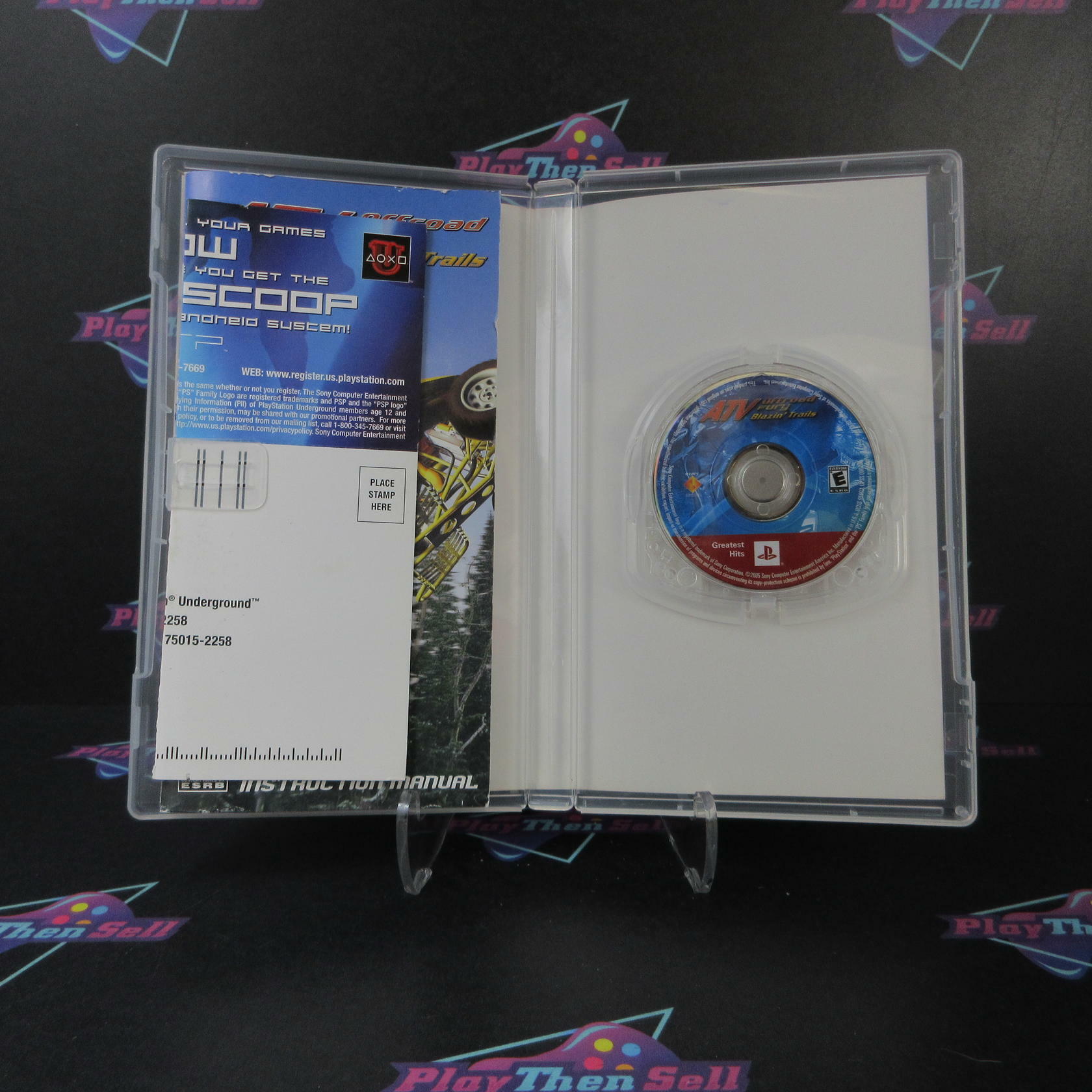 ATV Offroad Fury Blazin Trails Greatest Hits PSP Clear UMD - Like New