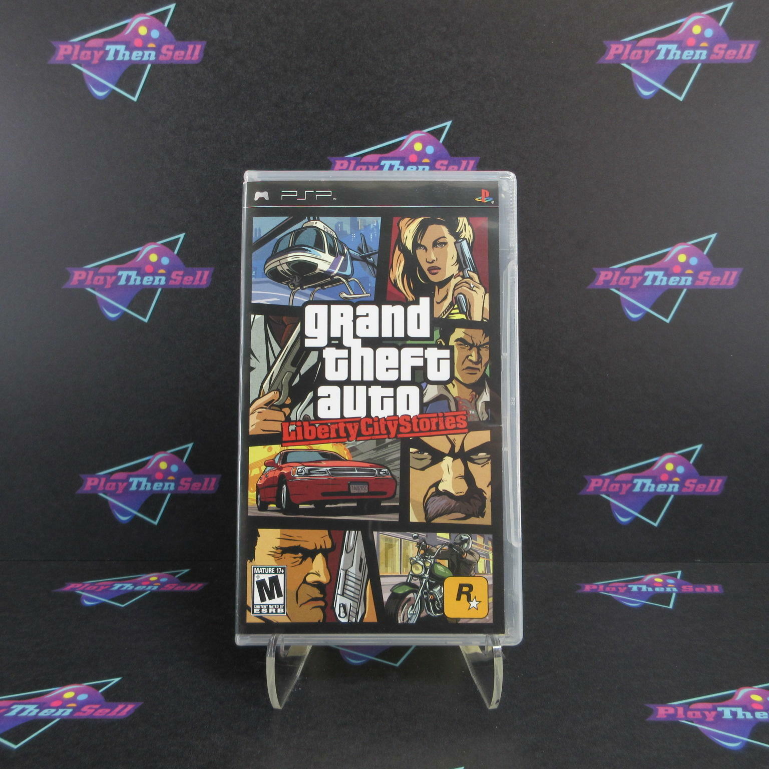 Grand Theft Auto Liberty City Stories Sony PSP + Map - Like New