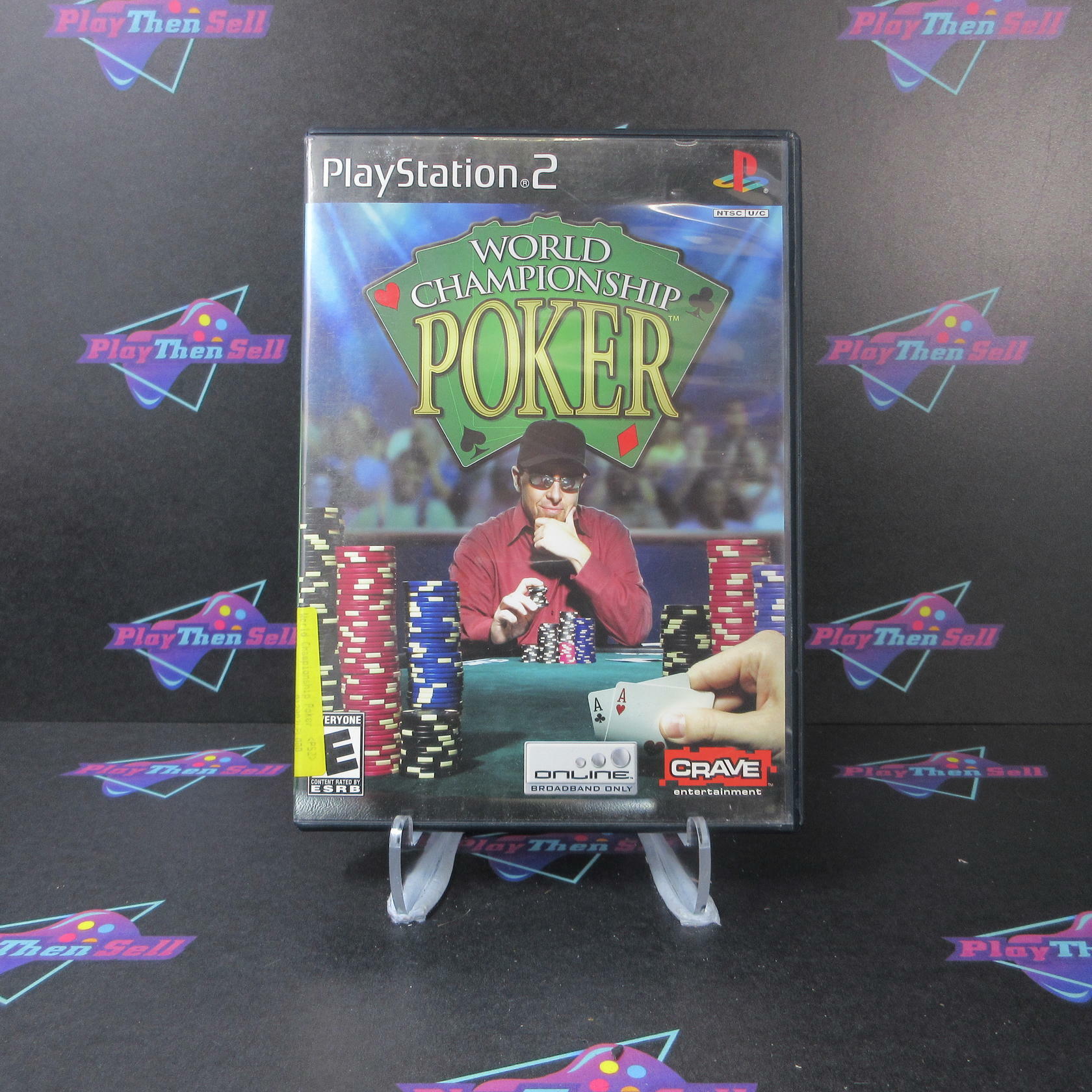 World Championship Poker PS2 PlayStation 2 AD Complete CIB - Very Good