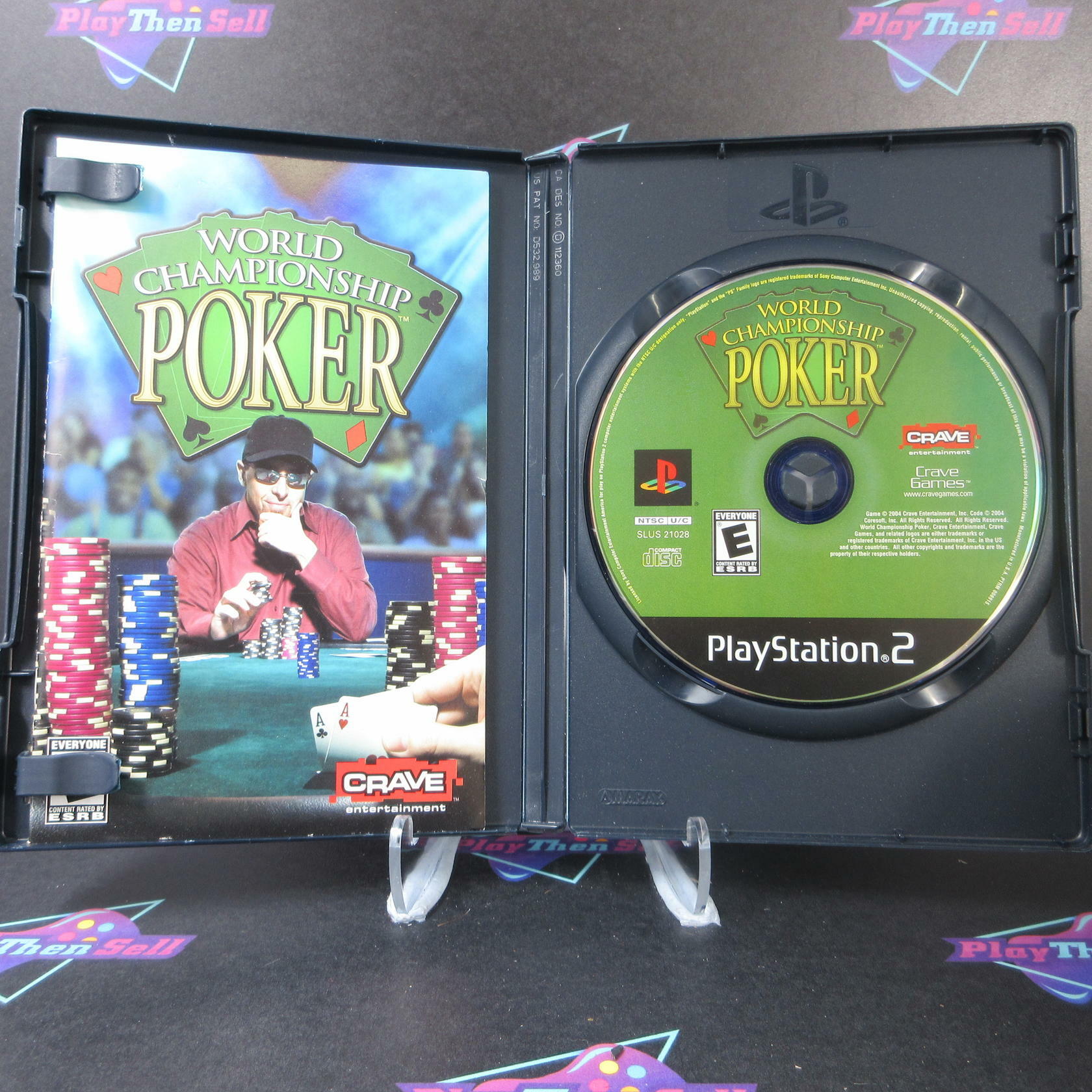 World Championship Poker PS2 PlayStation 2 AD Complete CIB - Very Good