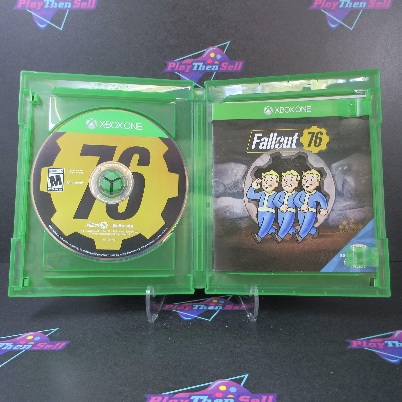 Fallout 76 + Sticker Xbox One AD Complete CIB - Very Good