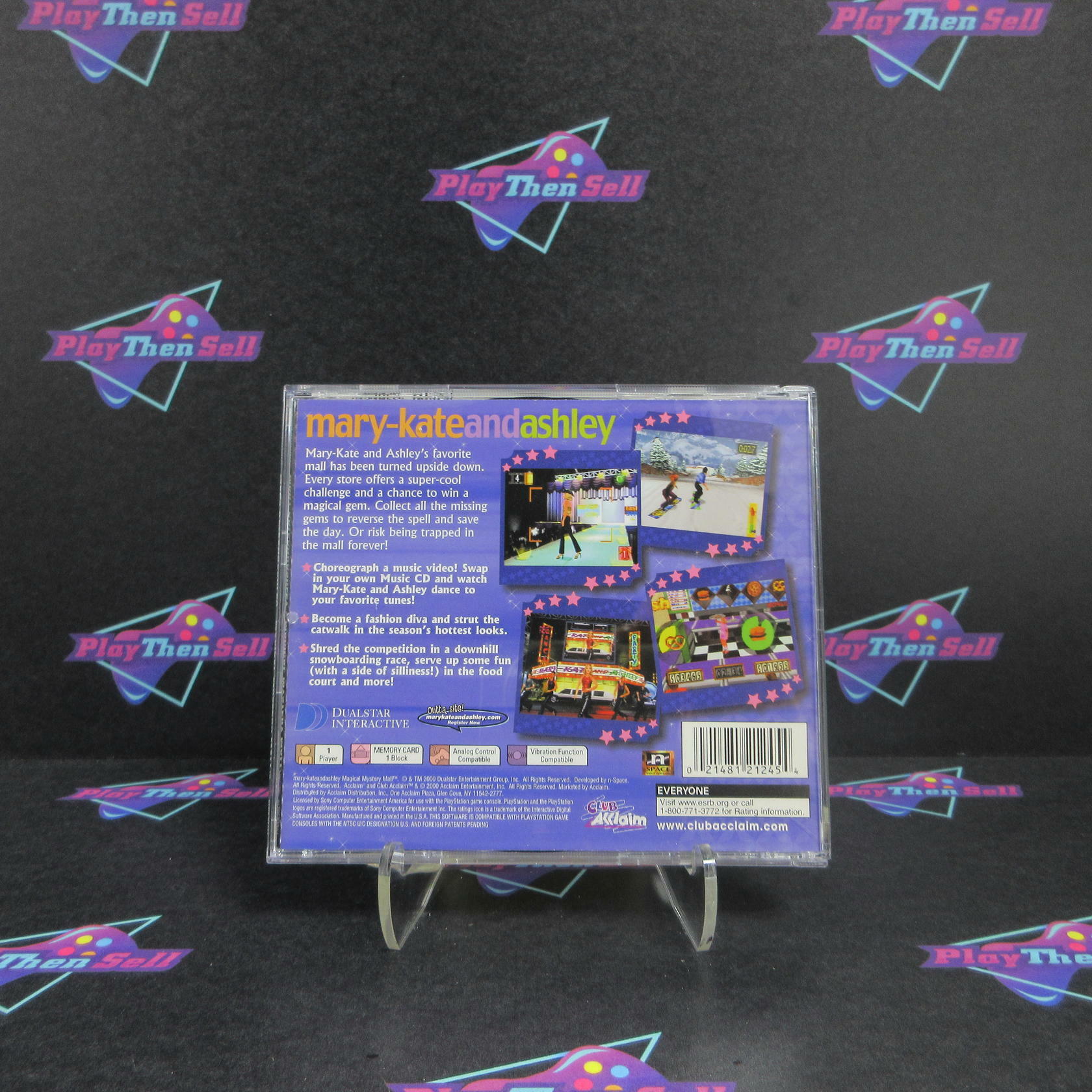 Mary Kate & Ashley Magical Mystery Mall PS1 + Reg Card - Like New