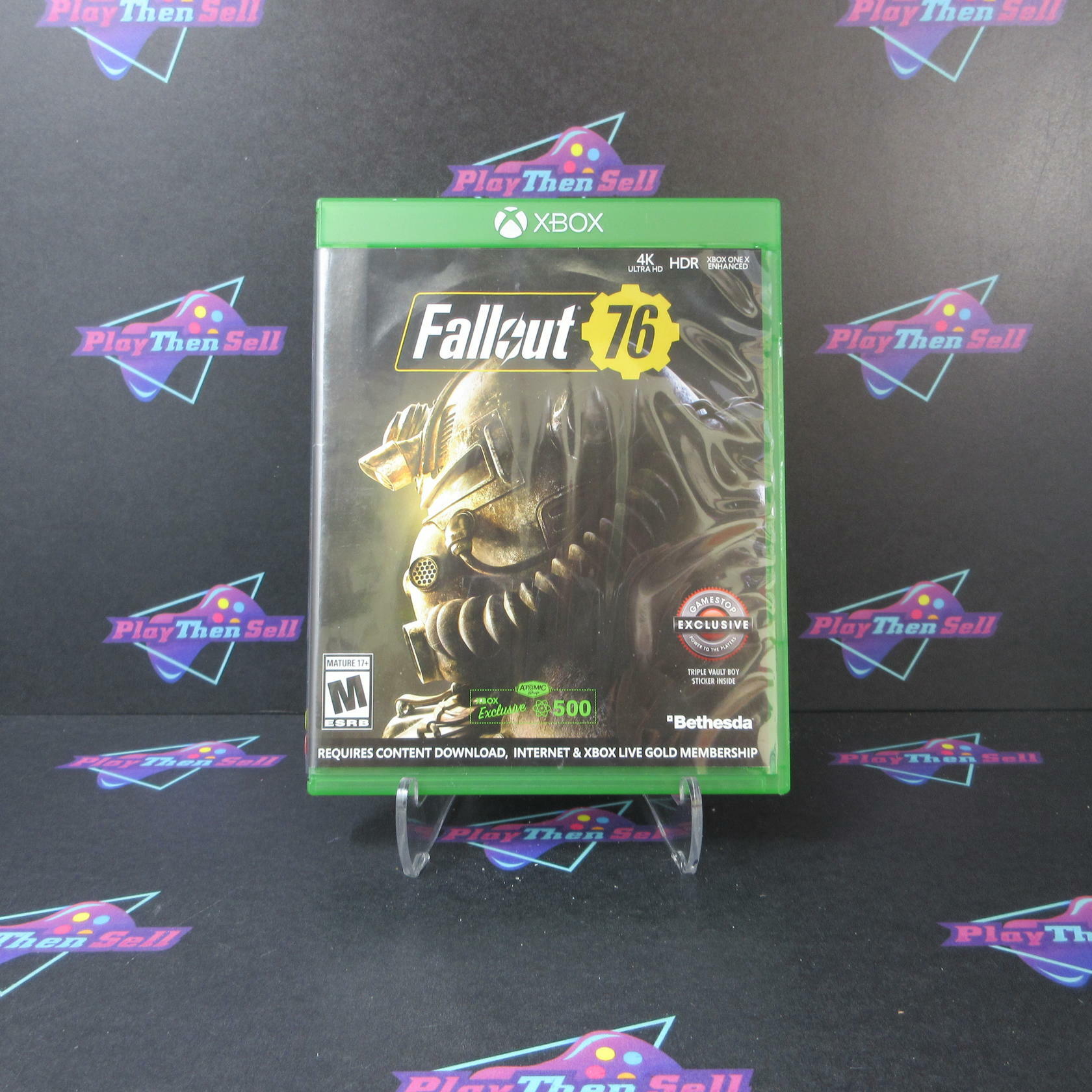 Fallout 76 + Sticker Xbox One AD Complete CIB - Very Good