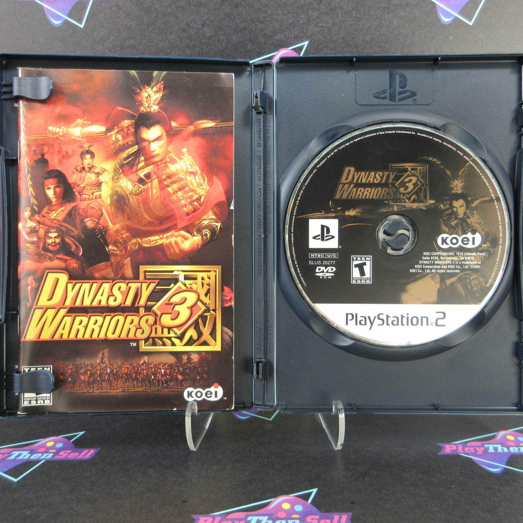 Dynasty Warriors 3 PS2 PlayStation 2 + Reg Card - Like New