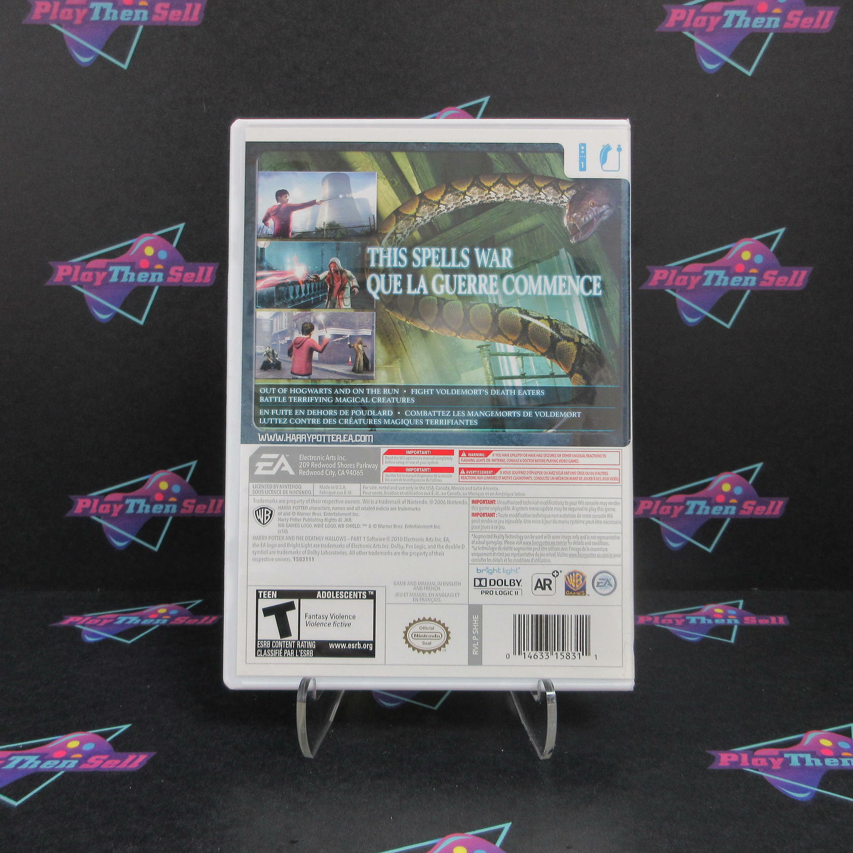 Harry Potter and the Deathly Hallows Part 1 Nintendo Wii - Like New