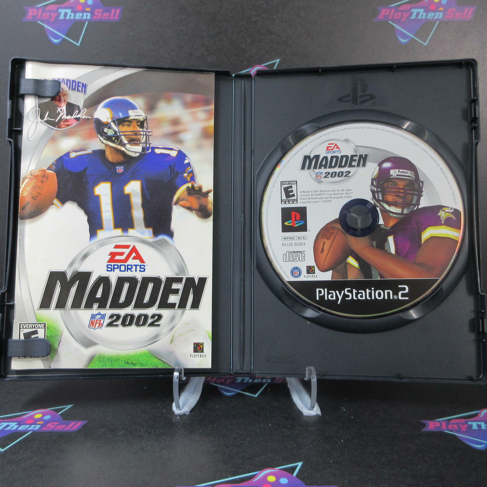 Madden NFL 2002 + Reg Card PS2 PlayStation 2 MD Complete CIB - Very Good