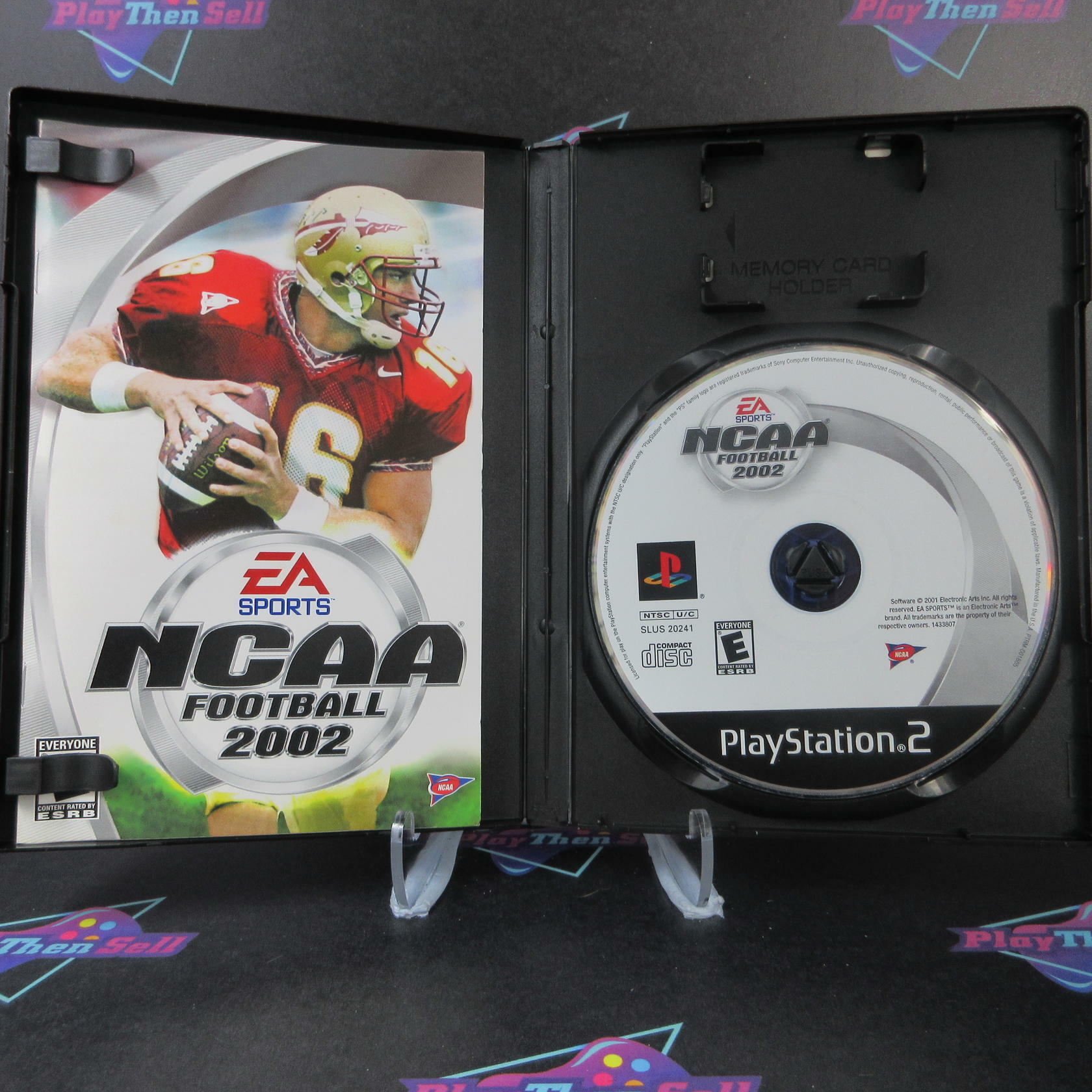 NCAA Football 2002 PS2 PlayStation 2 + Reg Card - Like New