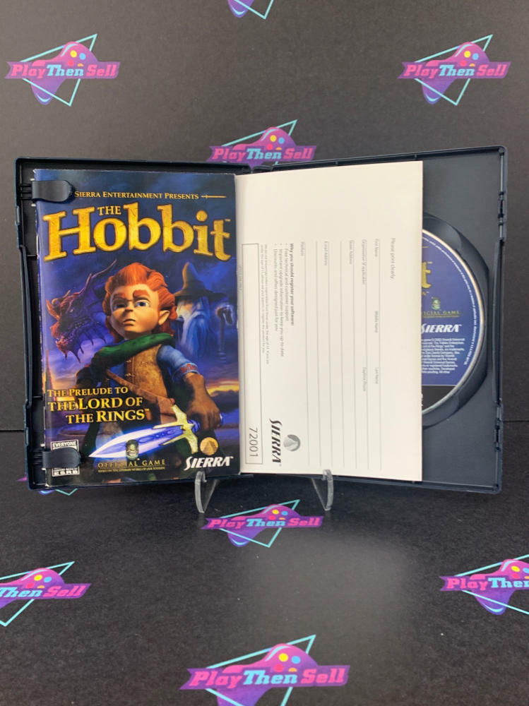 The Hobbit + Reg Card PS2 PlayStation 2 DD Complete CIB - Very Good