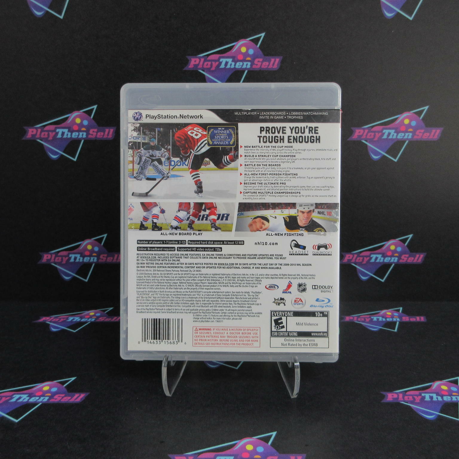 NHL 10 PS3 PlayStation 3 - Very Good
