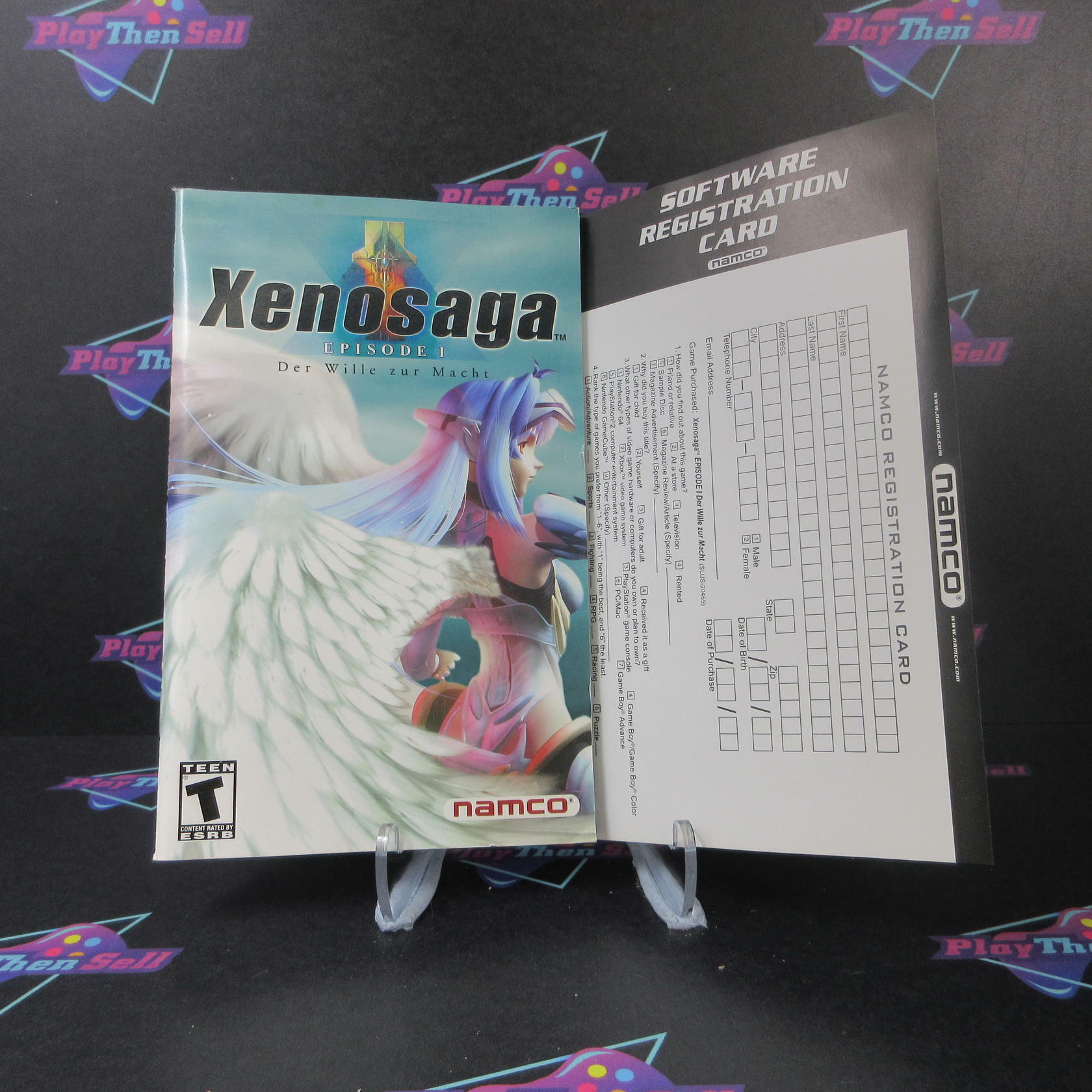 Xenosaga Episode 1 PS2 PlayStation 2 AD Complete CIB - Very Good