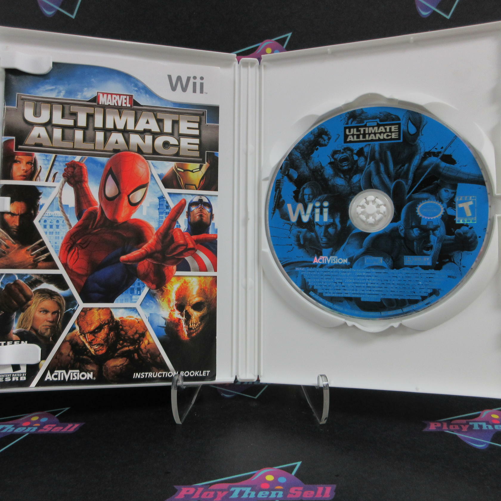 Marvel Ultimate Alliance Nintendo Wii AD Complete CIB - Very Good