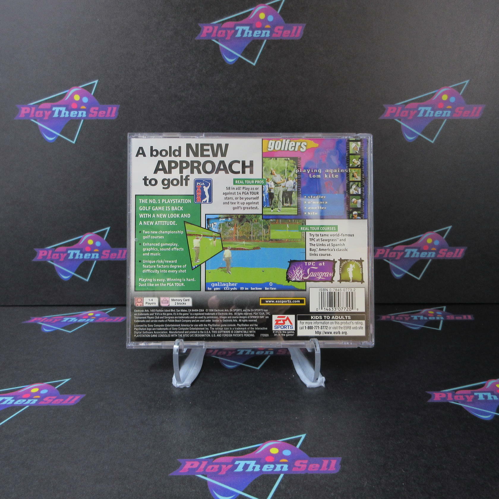 PGA Tour 97 PS1 PlayStation 1 MD Complete CIB - Very Good
