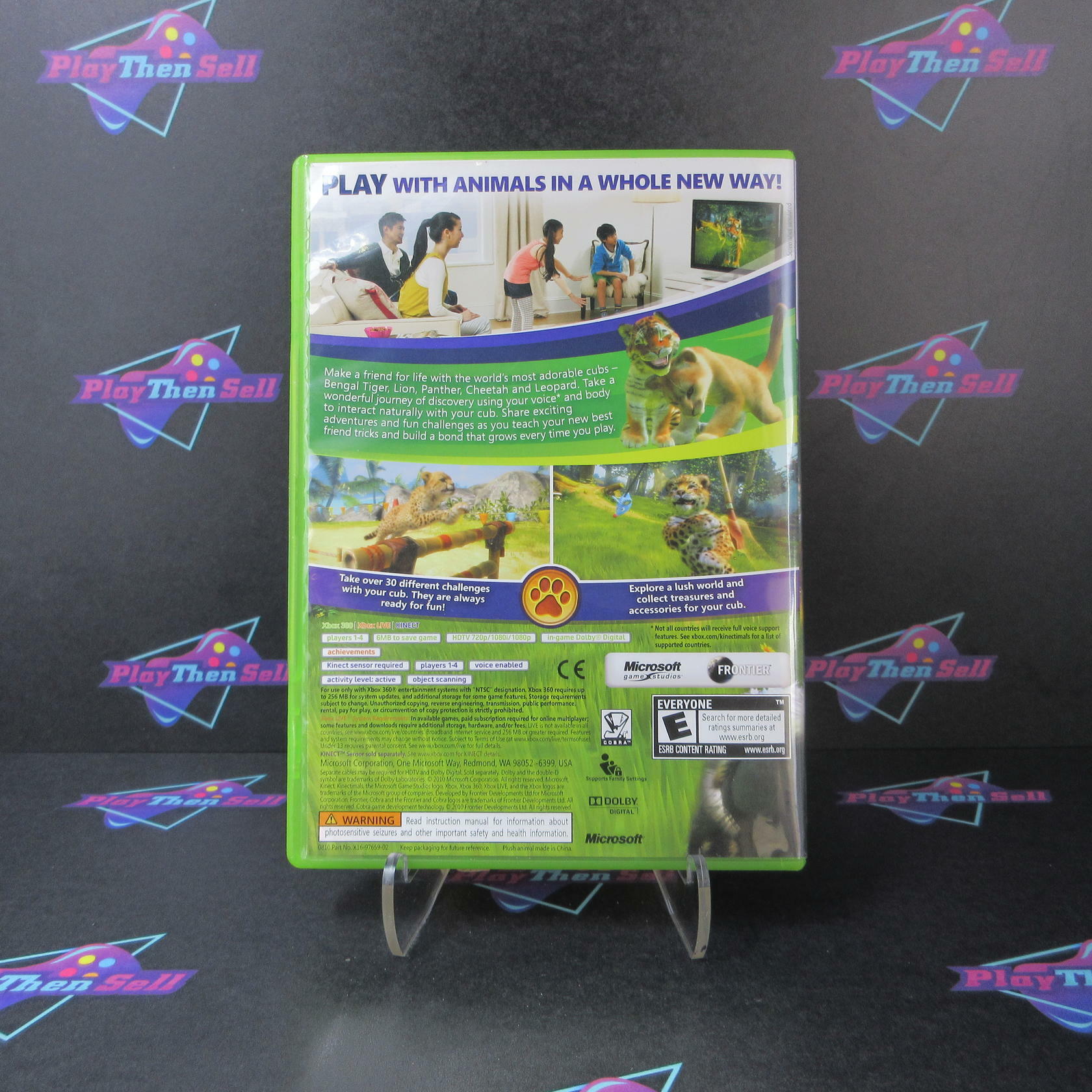 Kinectimals Xbox 360 DD Complete CIB - Very Good