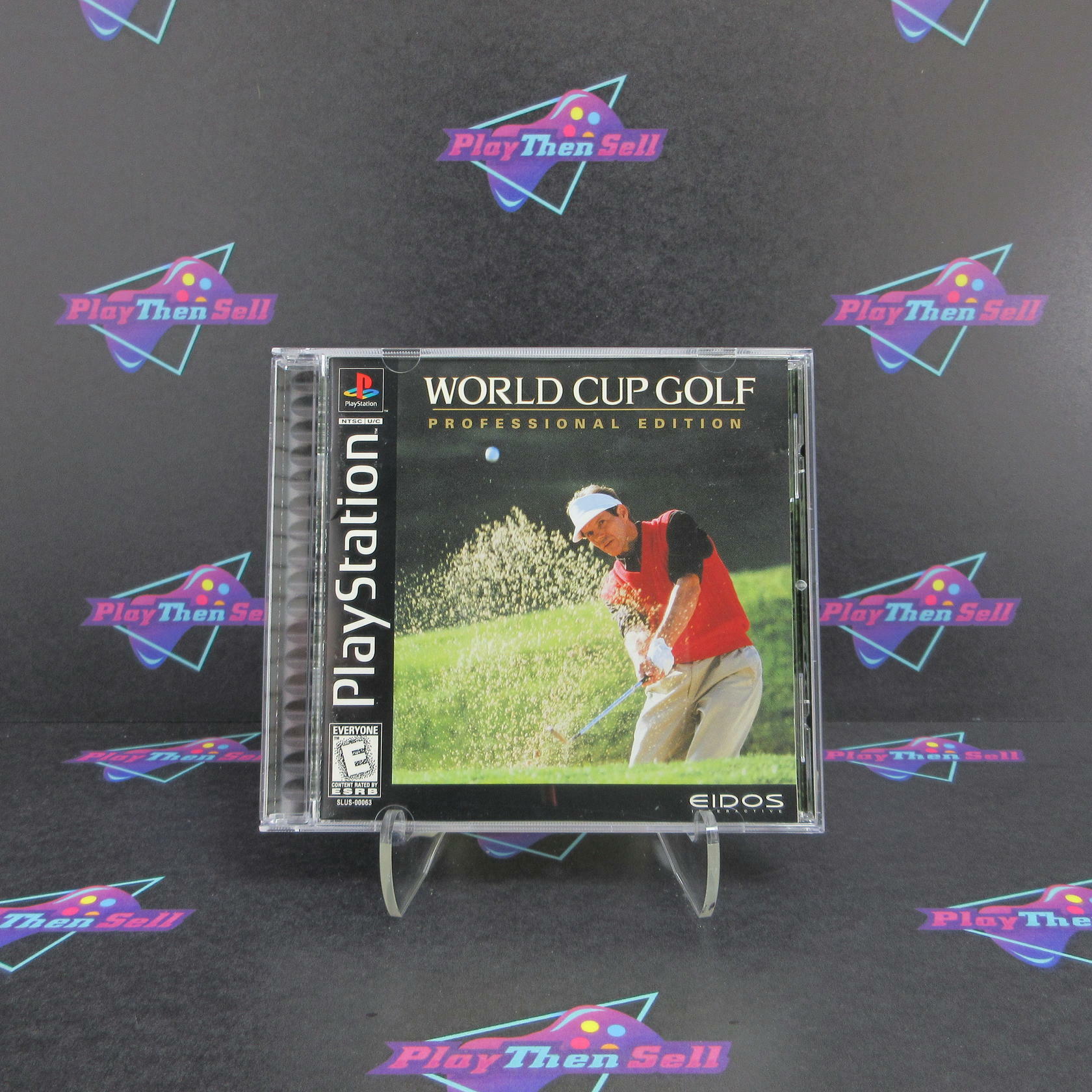 World Cup Golf Professional Edition PS1 PlayStation 1 - Like New