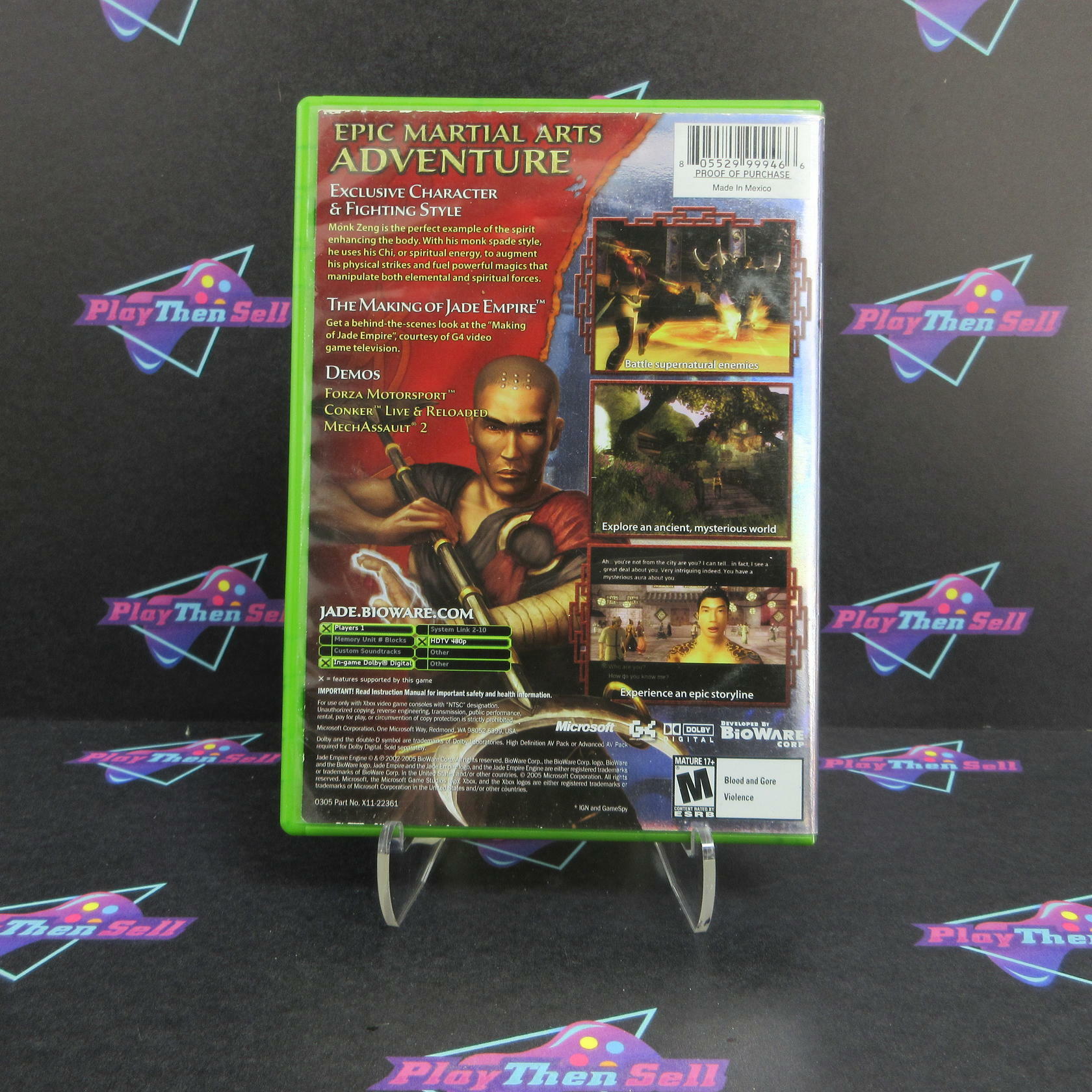 Jade Empire Limited Ed Xbox AD/DD No Bonus Disc - Very Good