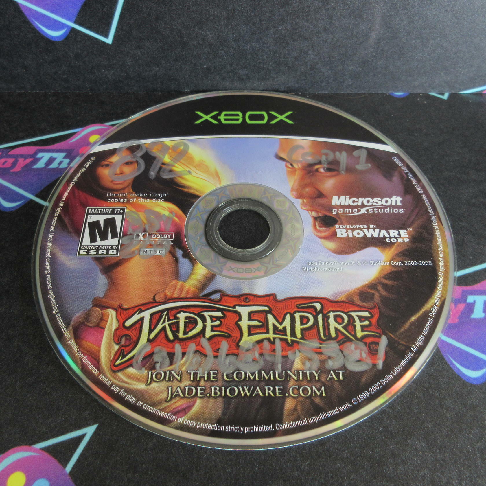 Jade Empire Limited Ed Xbox AD/DD No Bonus Disc - Very Good