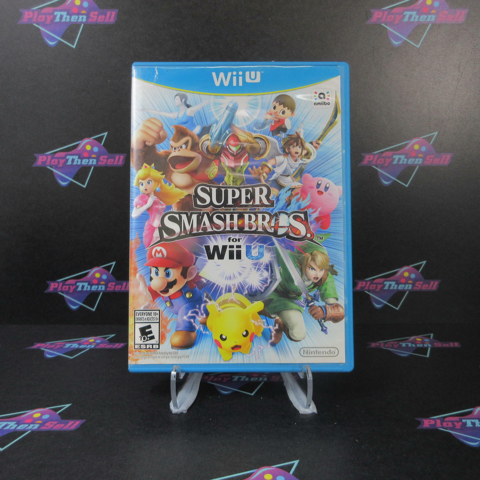 Super Smash Bros. Nintendo Wii U AD/MD Complete CIB - Very Good