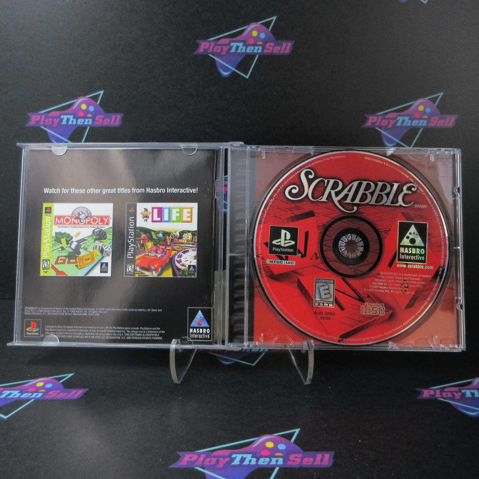 Scrabble PS1 PlayStation 1 - Like New
