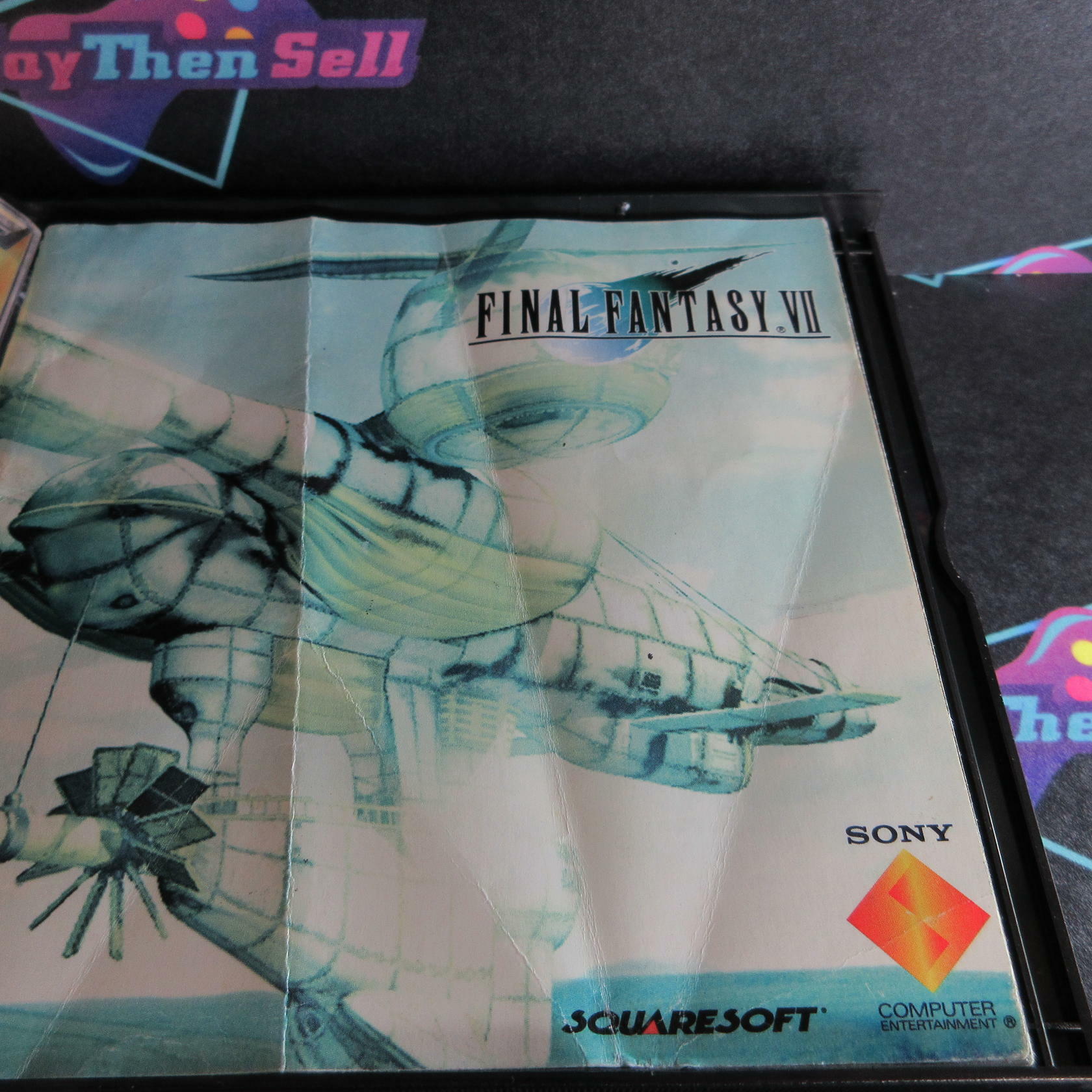 Final Fantasy VII GH Double Sephiroth Misprint PS1 MD CIB - Very Good