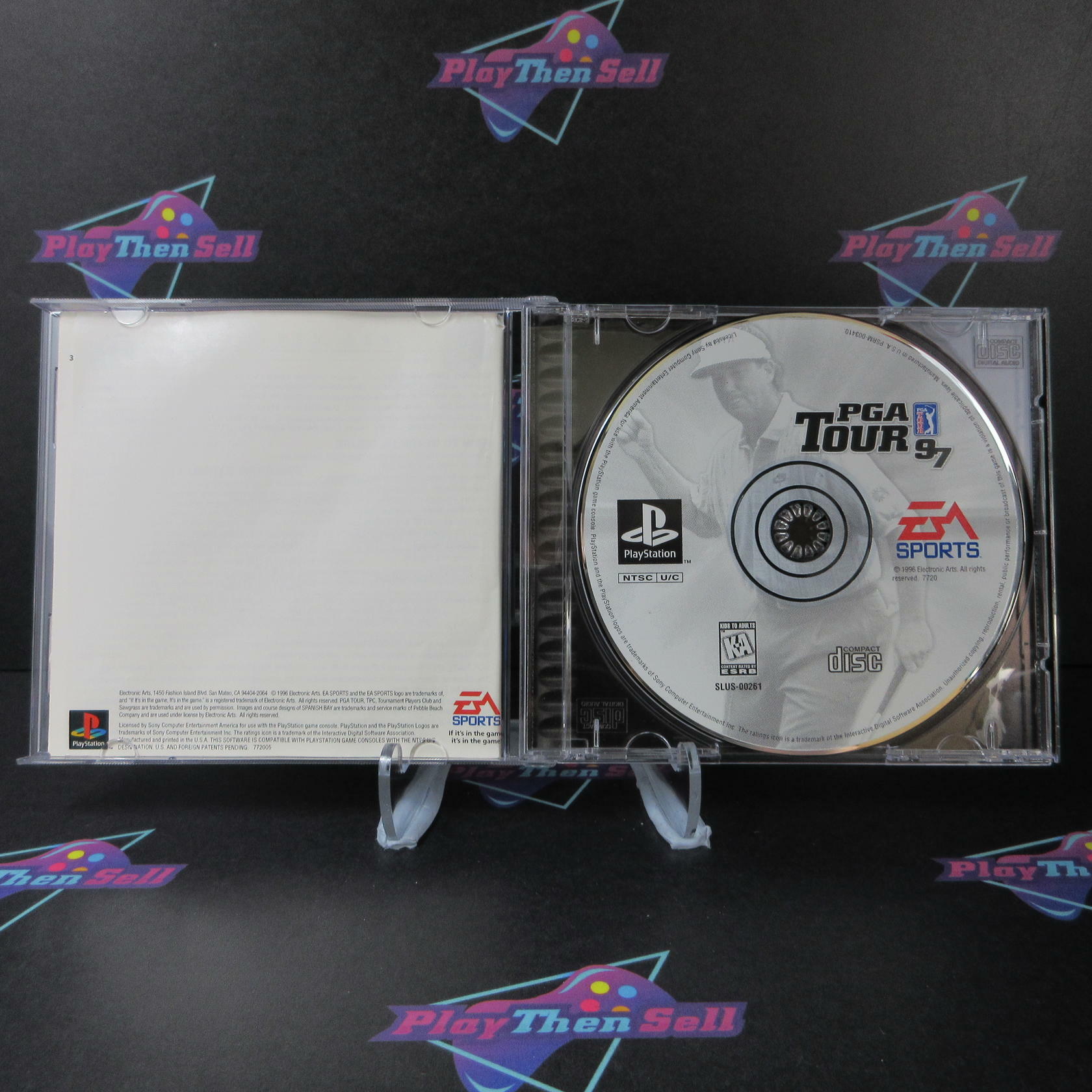 PGA Tour 97 PS1 PlayStation 1 MD Complete CIB - Very Good