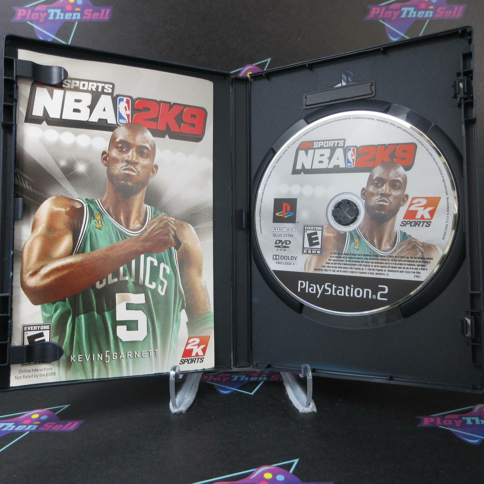 NBA 2K9 PS2 PlayStation 2 AD Complete CIB - Very Good