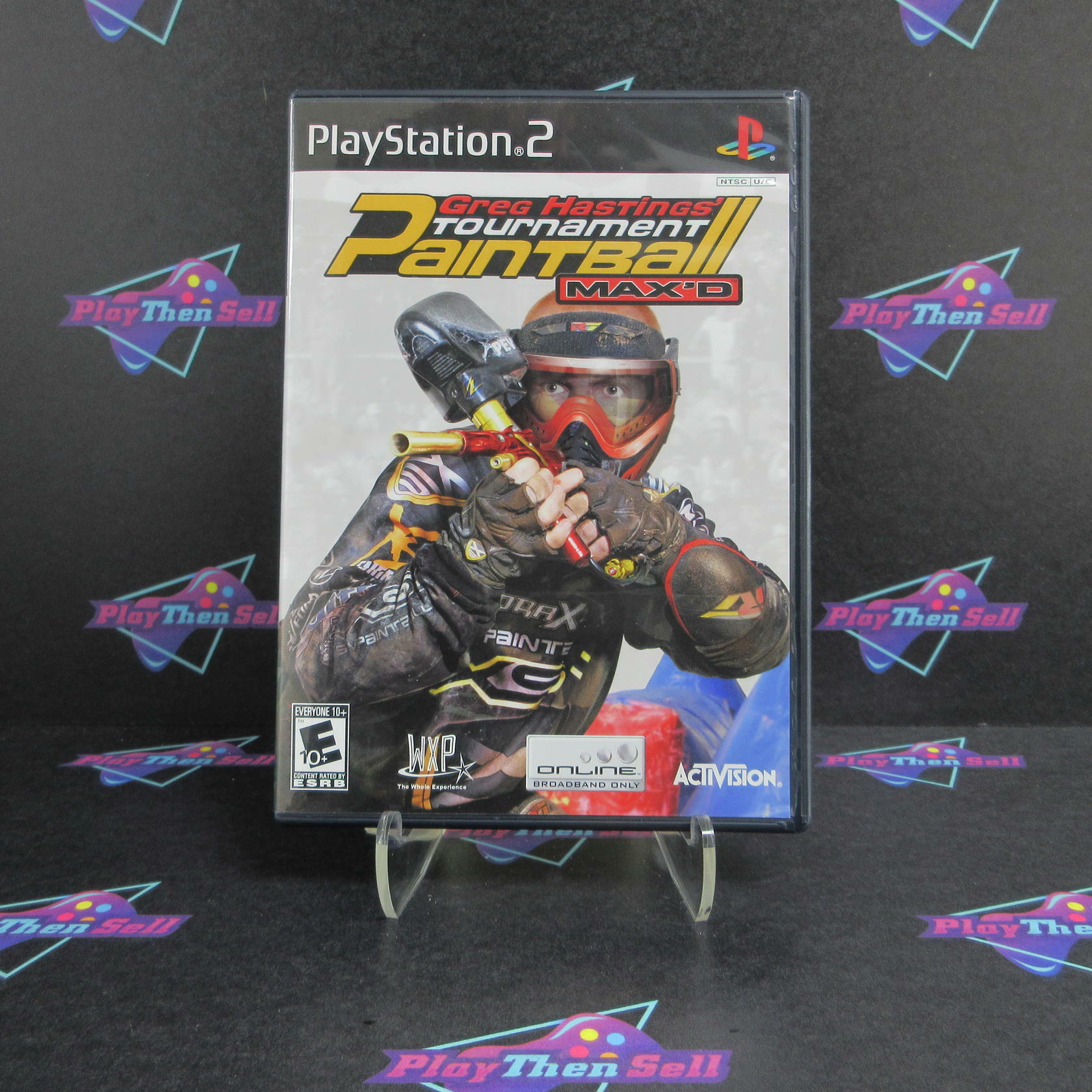 Greg Hastings' Tournament Paintball Max'D PS2 PlayStation 2 + Reg - Like New