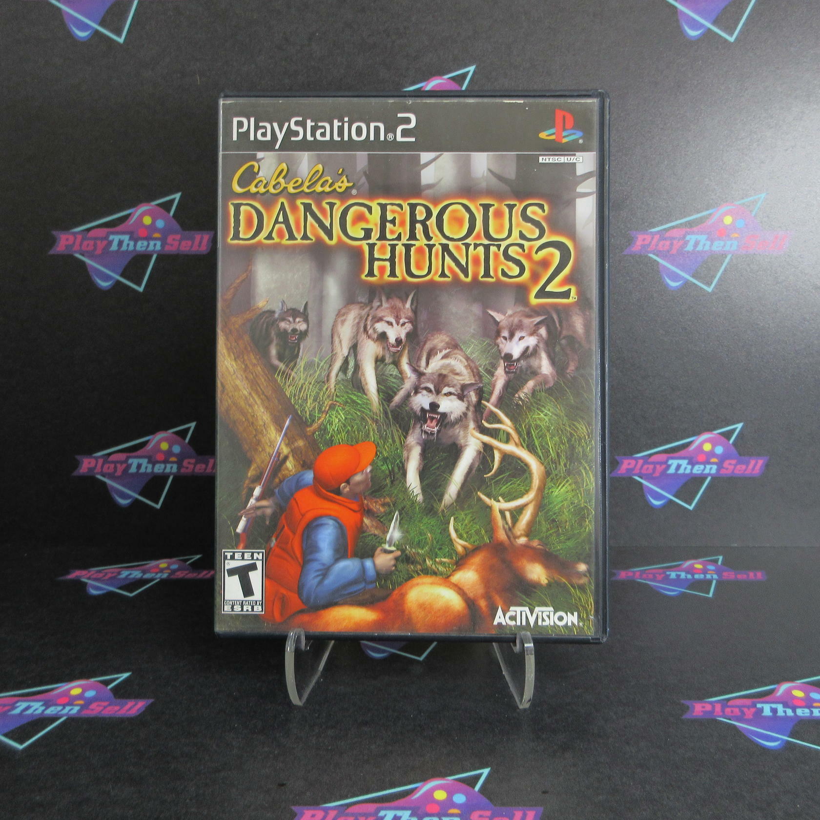 Cabela's Dangerous Hunts 2 + Reg Card PS2 PlayStation 2 AD - Very Good