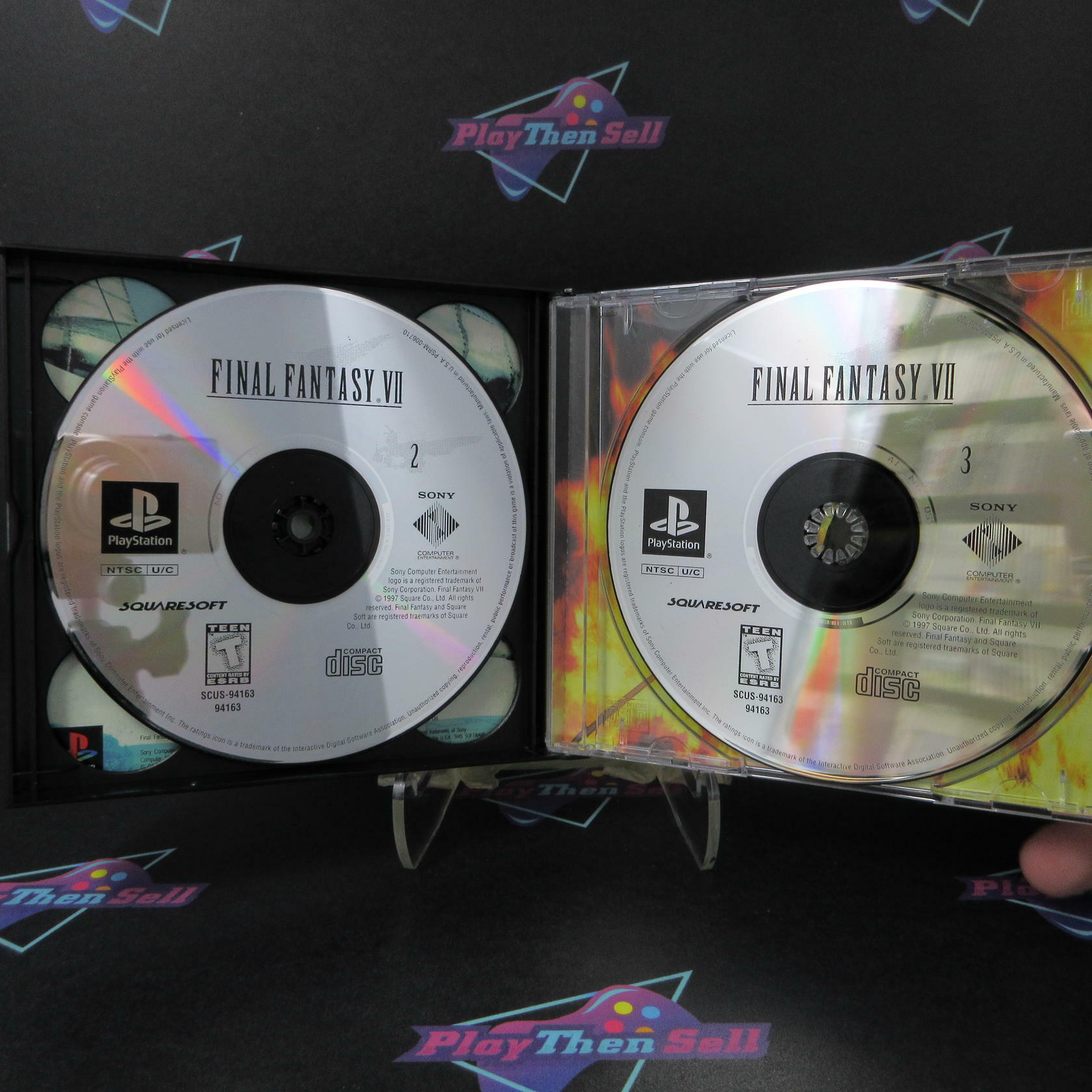 Final Fantasy VII GH Double Sephiroth Misprint PS1 MD CIB - Very Good