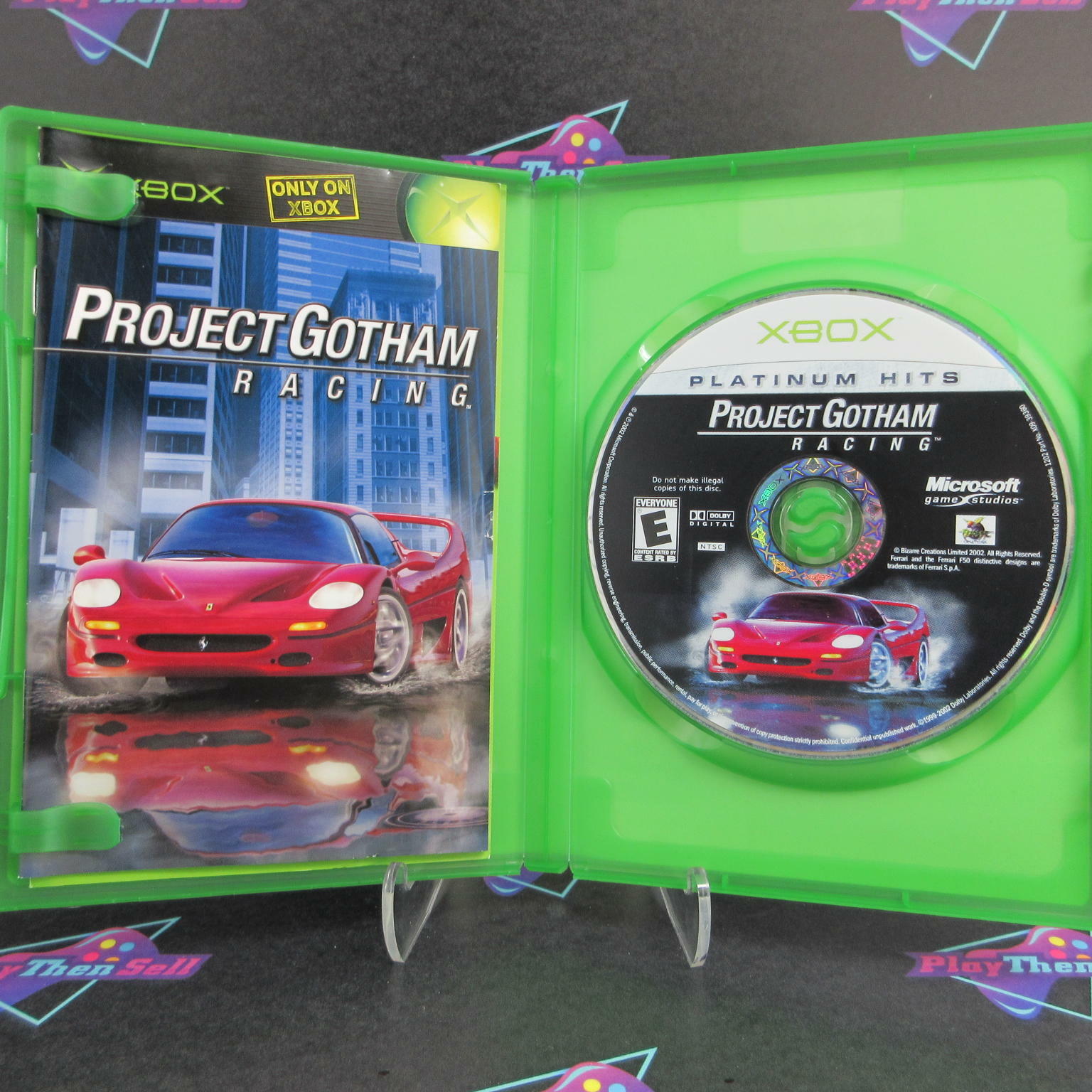 Project Gotham Racing Platinum Hits Xbox AD Complete CIB - Very Good
