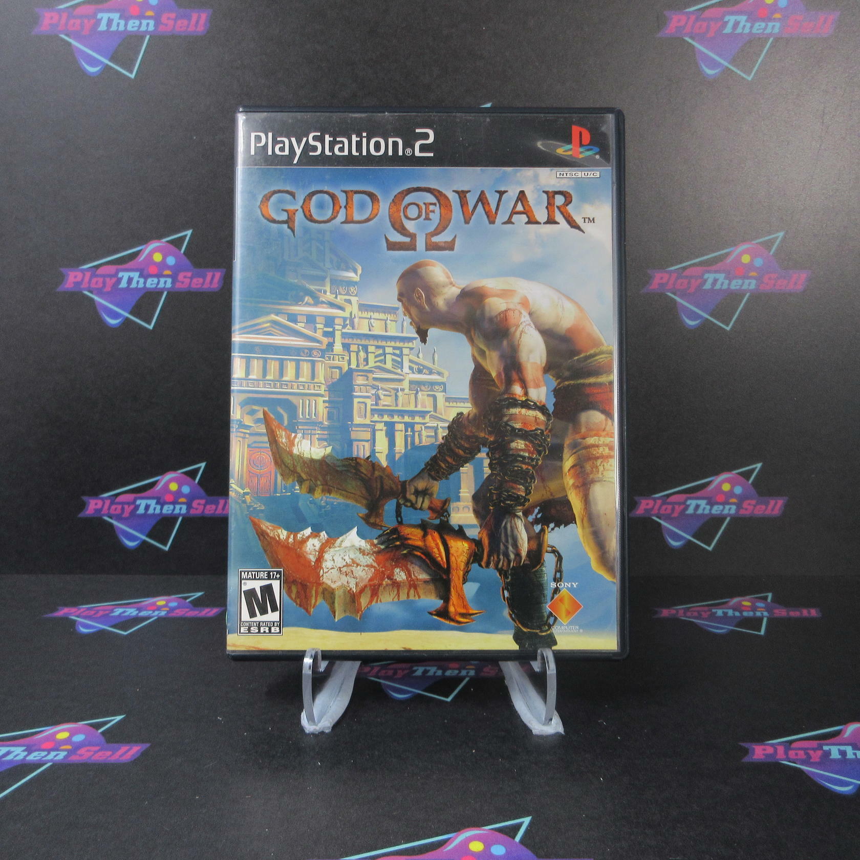 God of War Black Label PS2 PlayStation 2 - Very Good