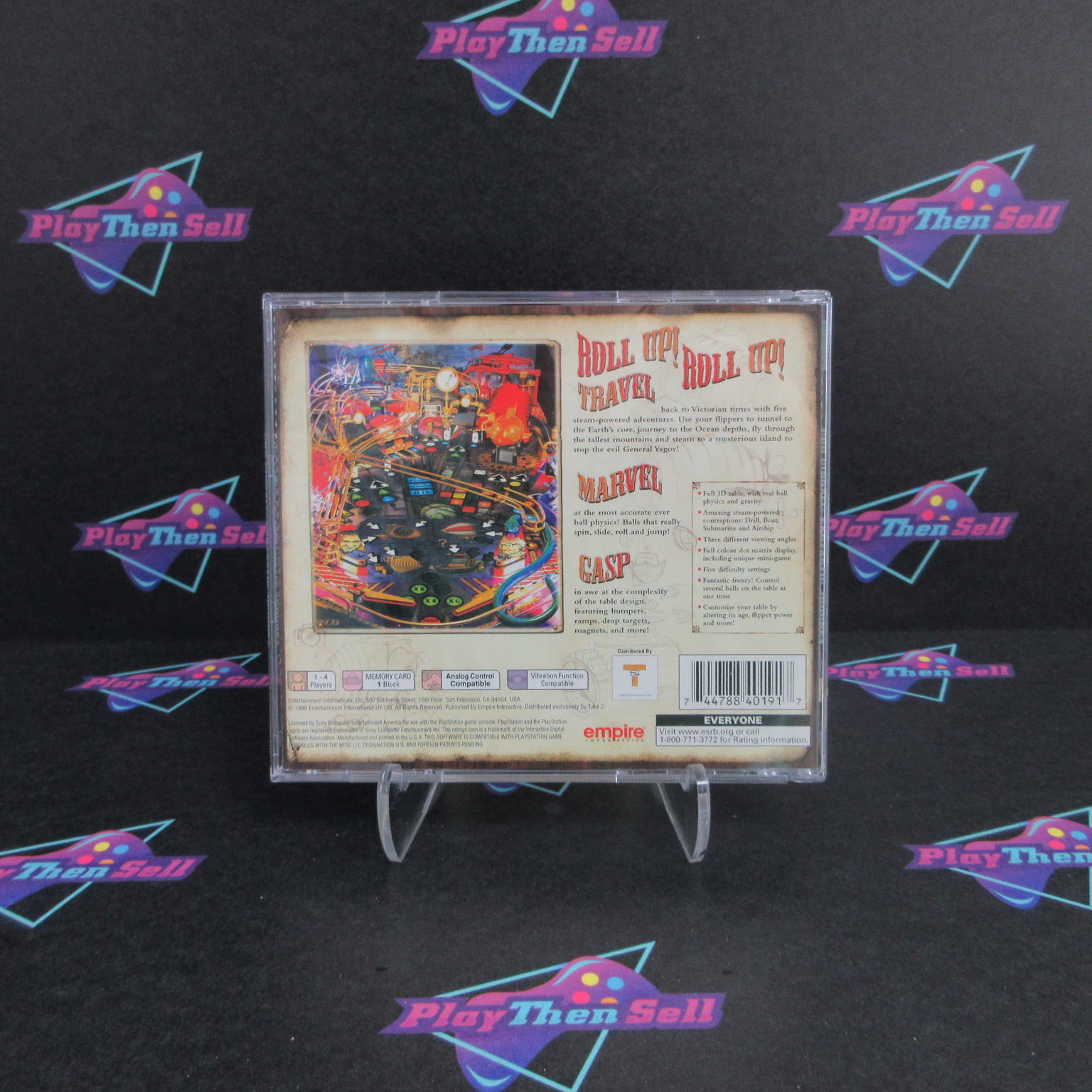 Pro Pinball Fantastic Journey PS1 PlayStation 1 + Reg Card - Like New