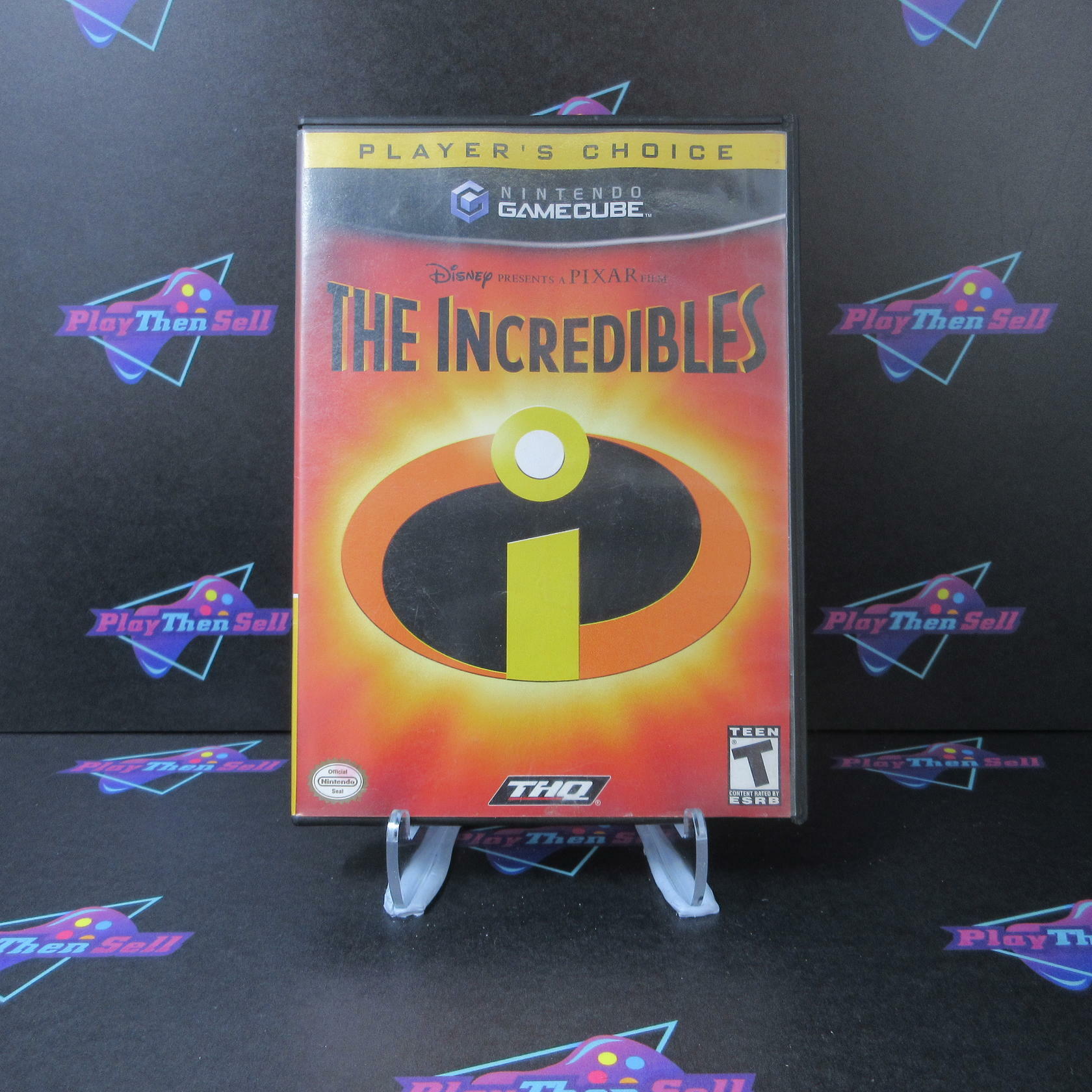 The Incredibles Player's Choice Nintendo GameCube AD Complete CIB - Very Good