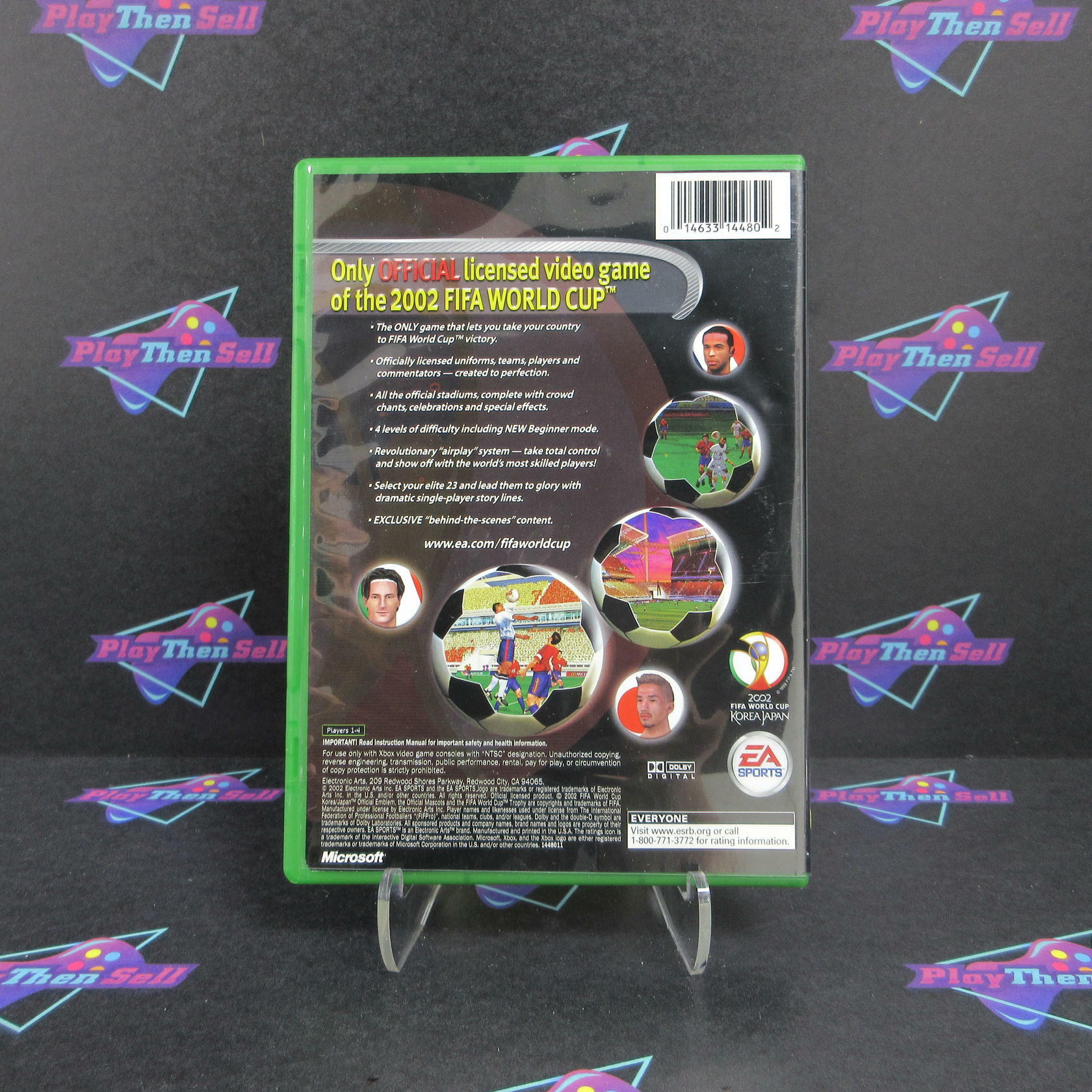 2002 FIFA World Cup Xbox + Reg Card - Like New