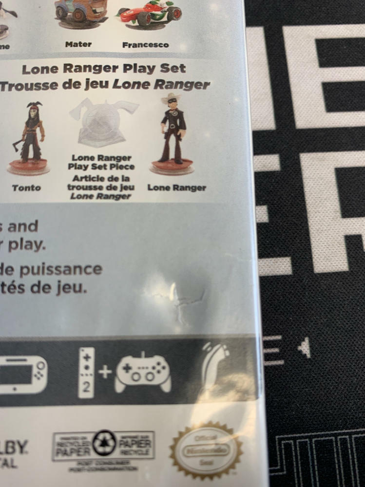 Disney Infinity Nintendo Wii U AD/DD - Very Good