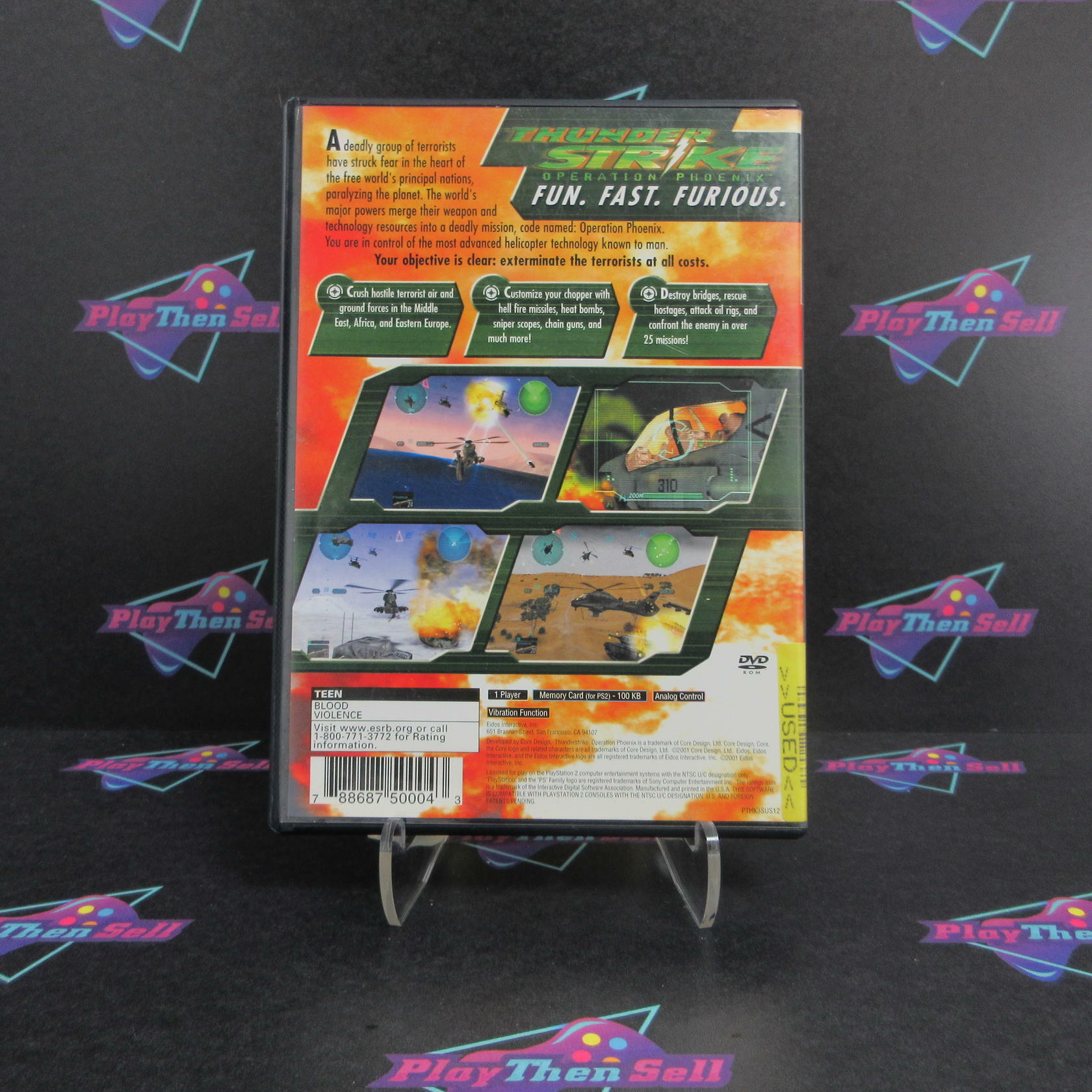 Thunderstrike Operation Phoenix + Reg PS2 PlayStation 2 AD - Very Good