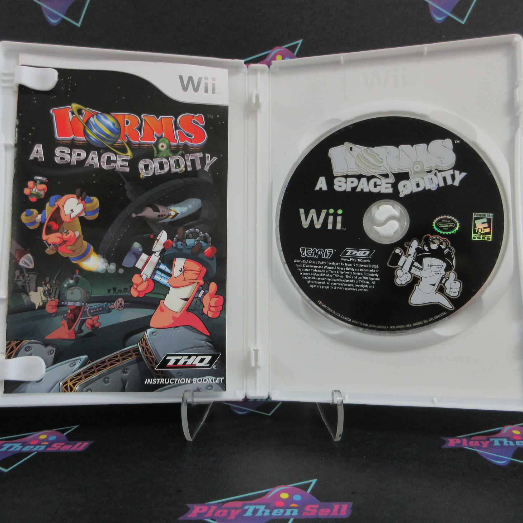 Worms A Space Oddity Nintendo Wii - Like New
