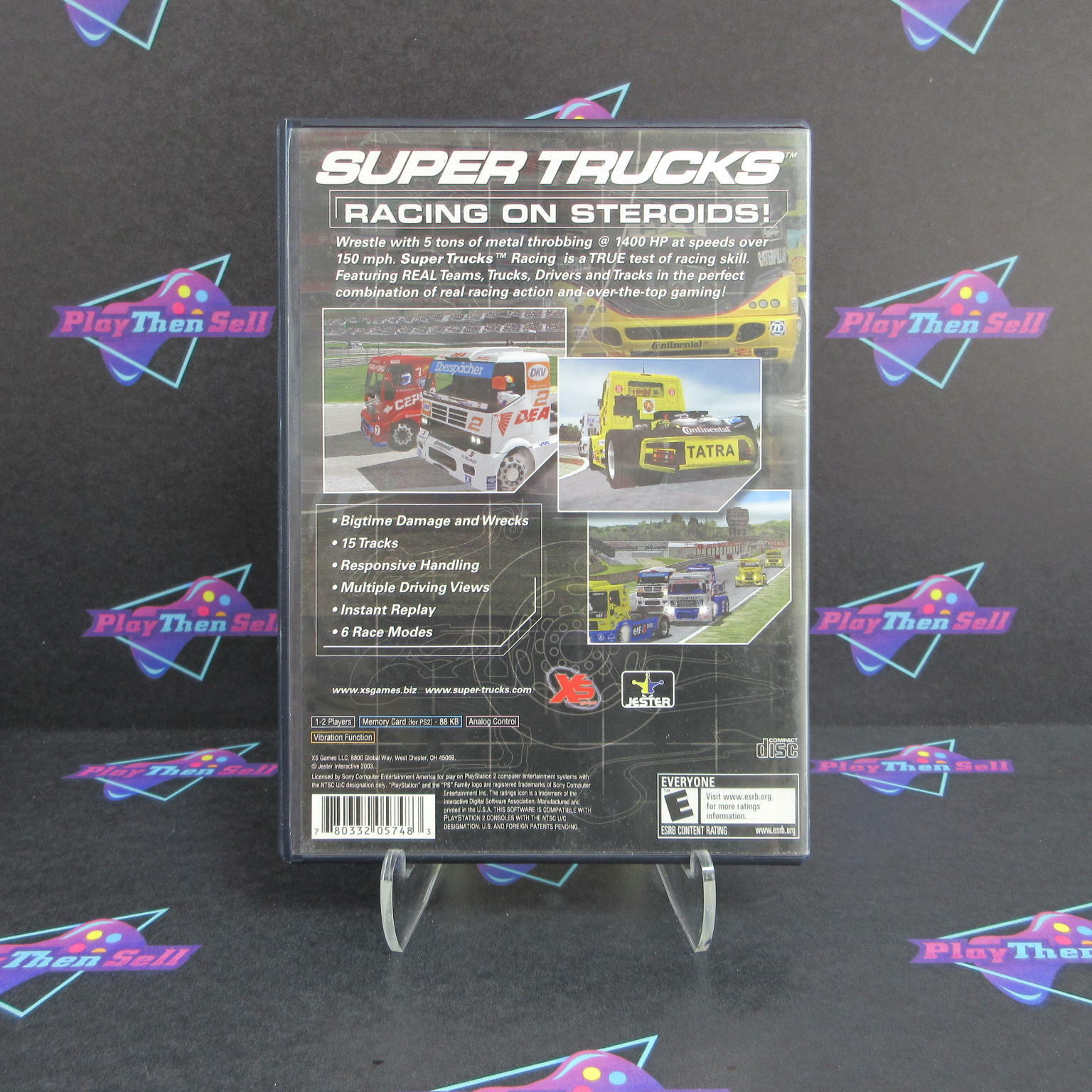 Super Trucks Racing PS2 PlayStation 2 AD Complete - Very Good