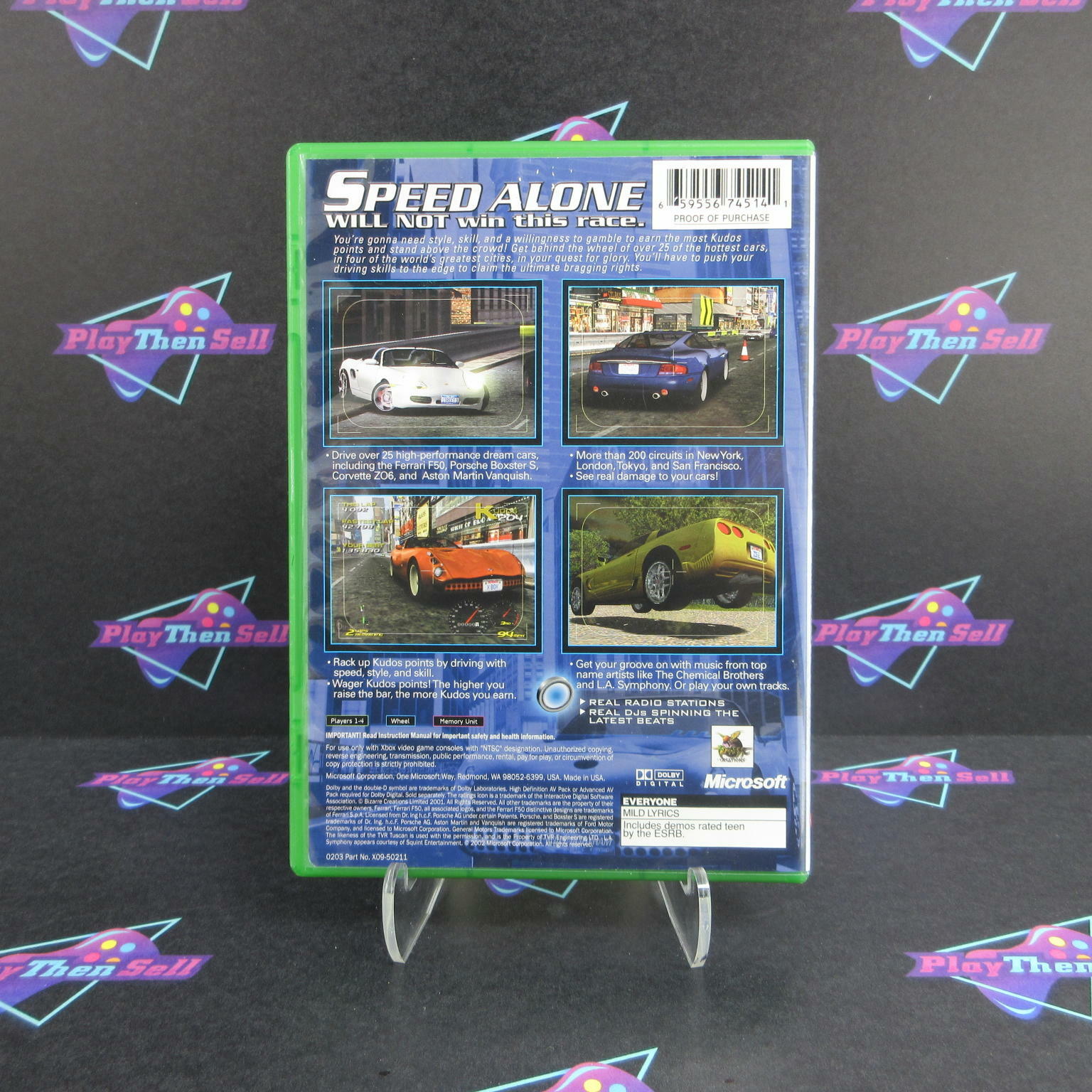 Project Gotham Racing Platinum Hits Xbox AD Complete CIB - Very Good