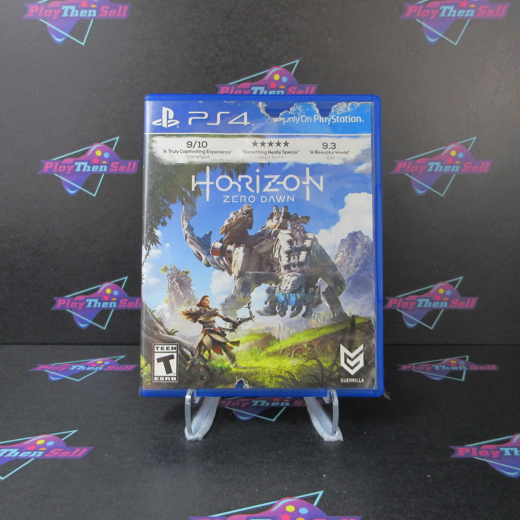 Horizon Zero Dawn PS4 PlayStation 4 AD Complete CIB - Very Good