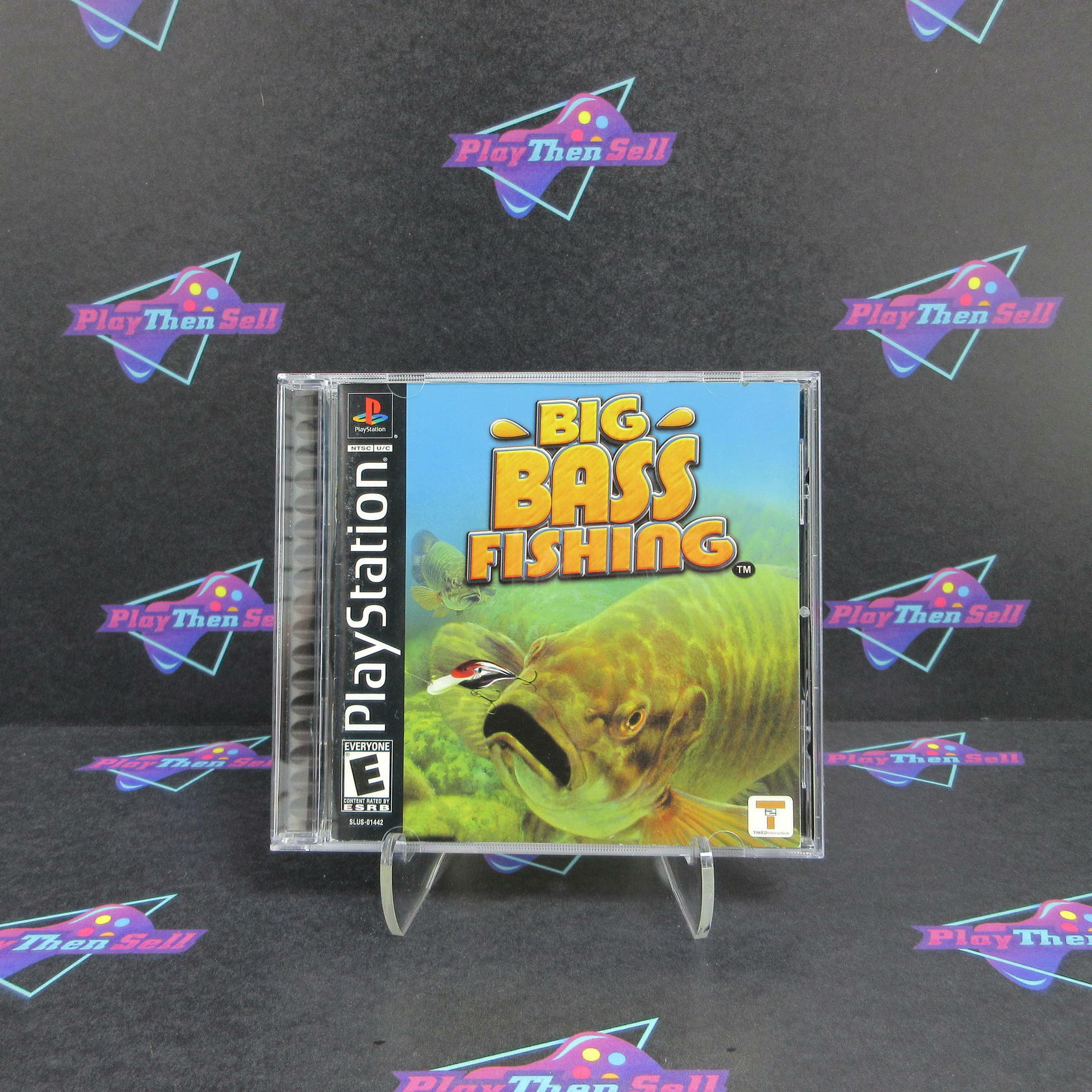 Big Bass Fishing PS1 PlayStation 1 + Reg Card - Like New