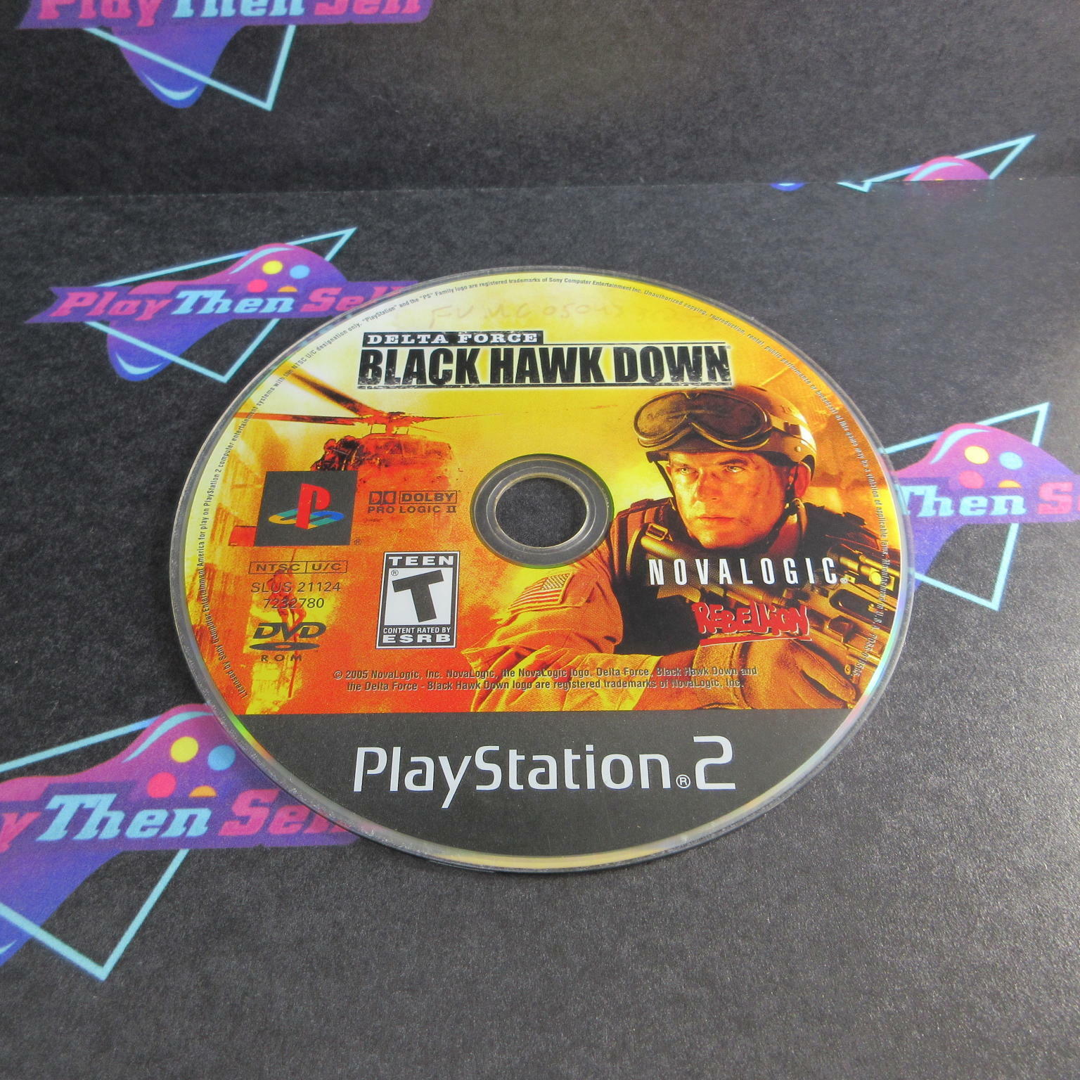 Delta Force Black Hawk Down PS2 PlayStation 2 AD/DD/NM - Very Good