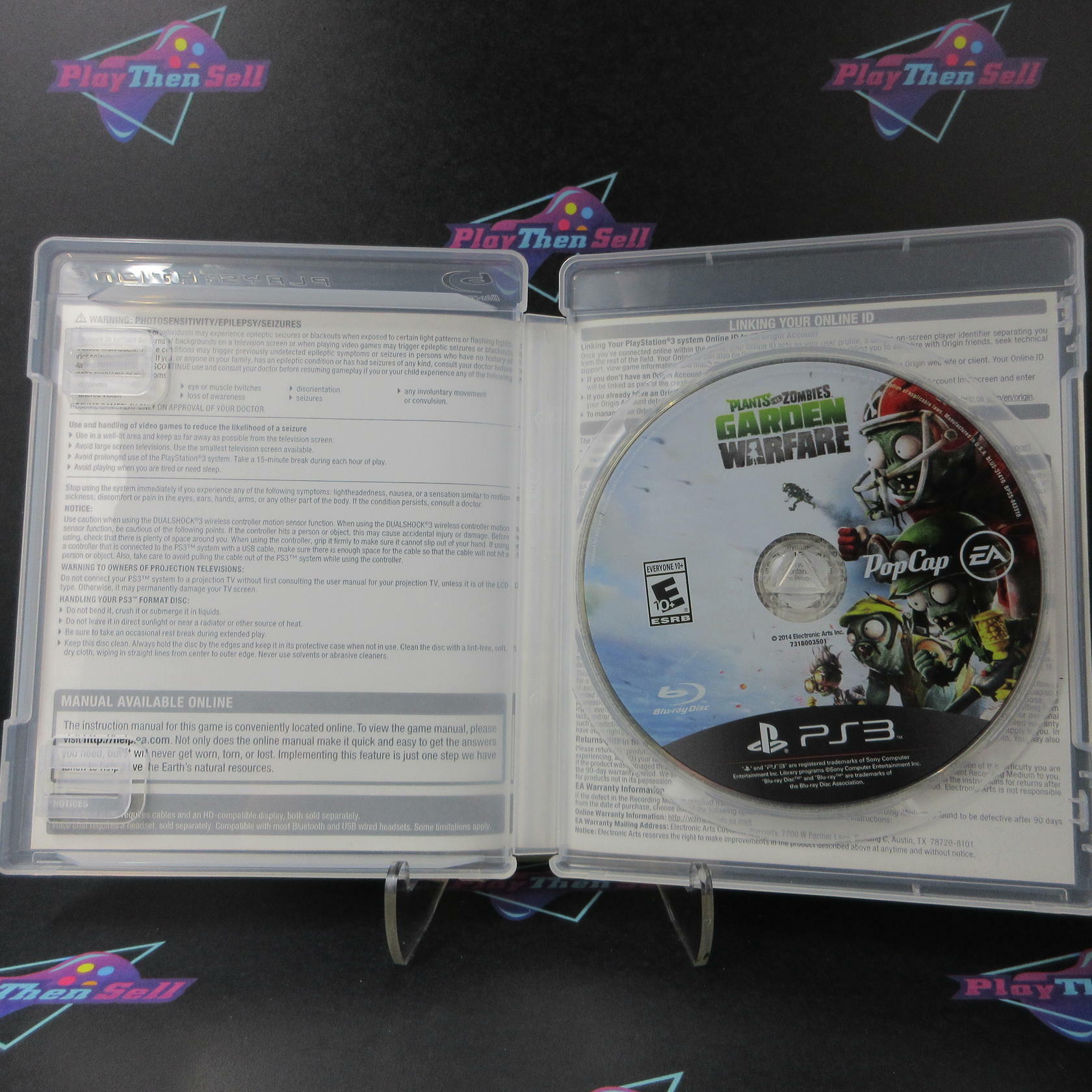 Plants vs Zombies Garden Warfare PS3 PlayStation 3 AD CIB - Very Good