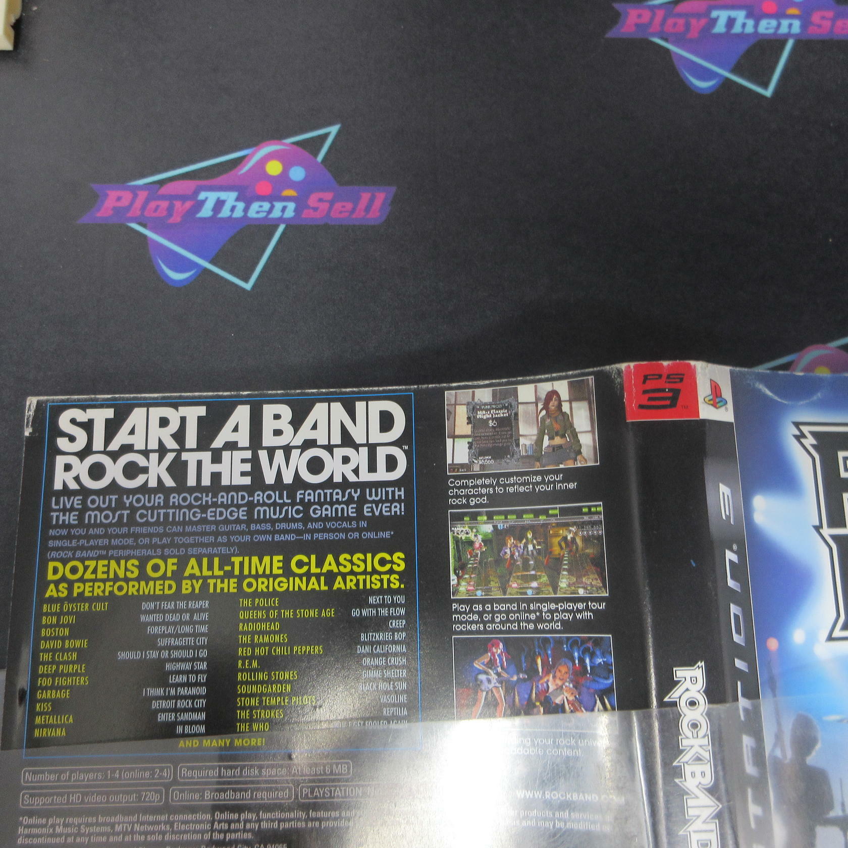 Rock Band PS3 PlayStation 3 AD/NM - Very Good