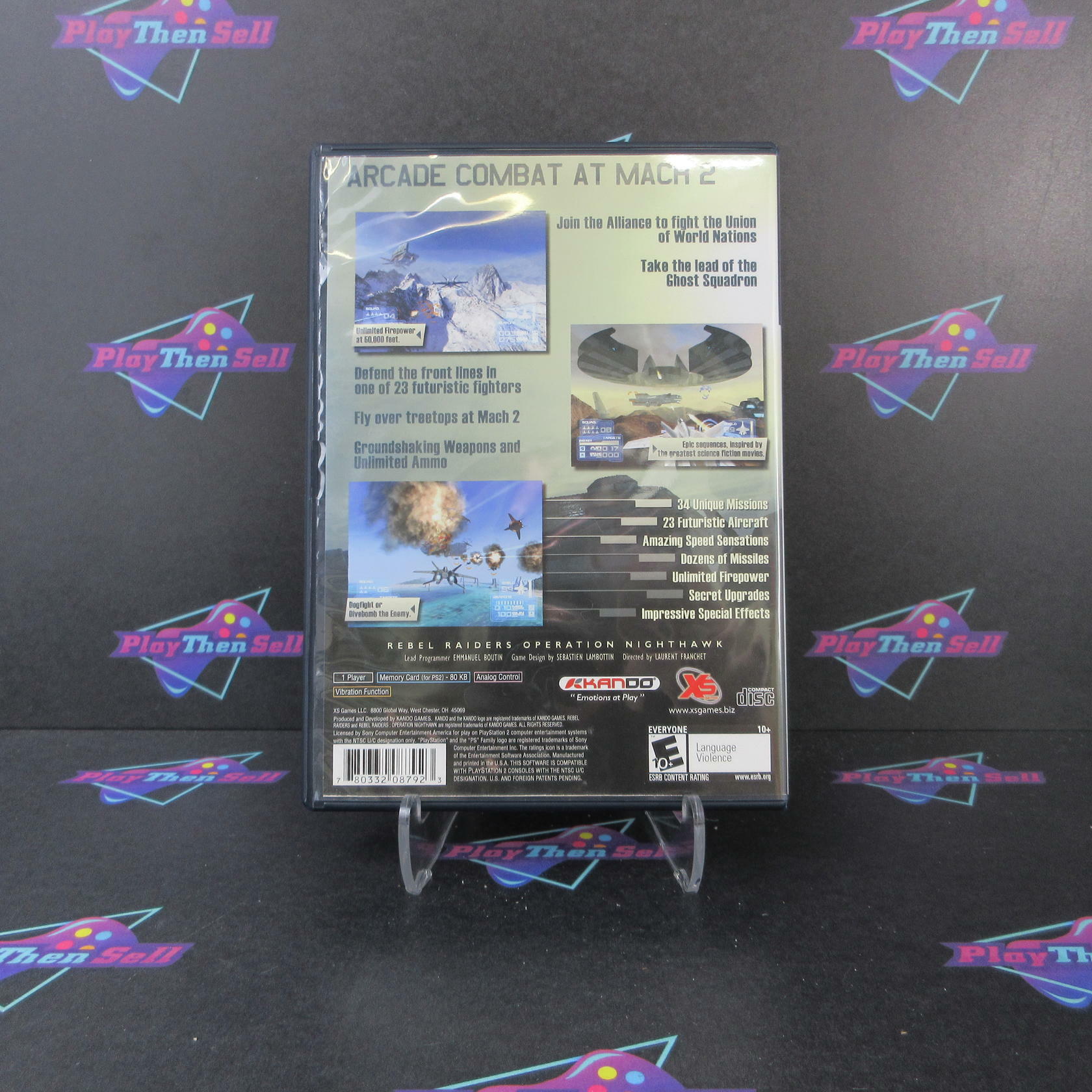 Rebel Raiders Operation Nighthawk PS2 PlayStation 2 - Very Good